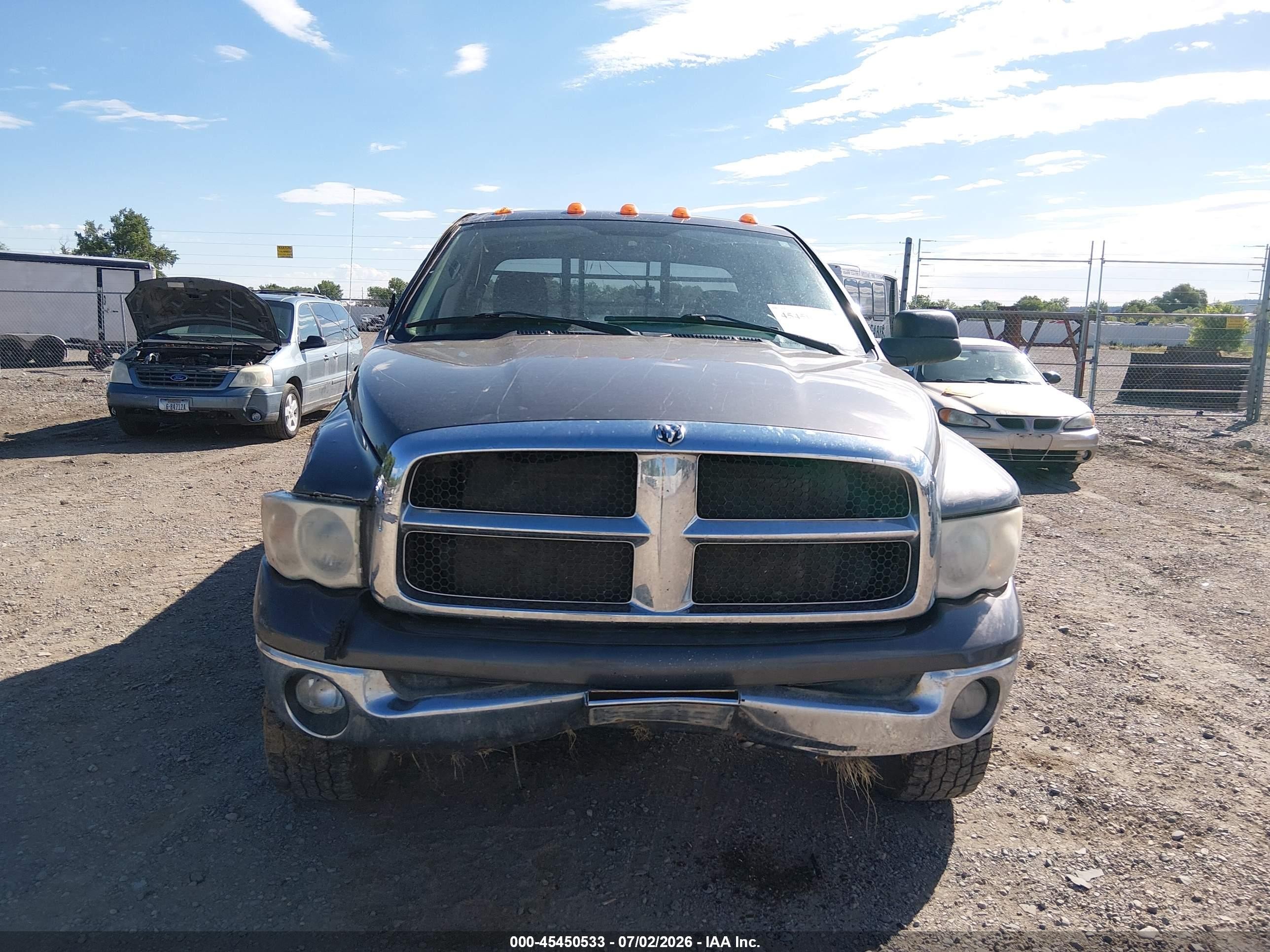 2003 Dodge Ram 3500 Slt/laramie/st Gray vin: 3D7LU38C73G718166