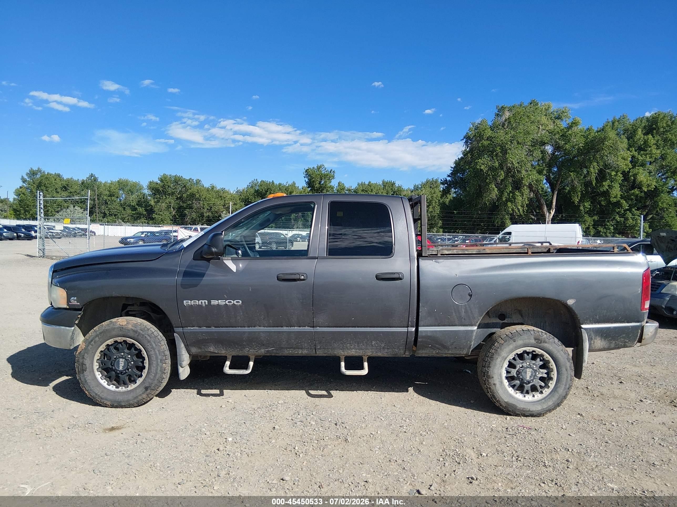 2003 Dodge Ram 3500 Slt/laramie/st Gray vin: 3D7LU38C73G718166