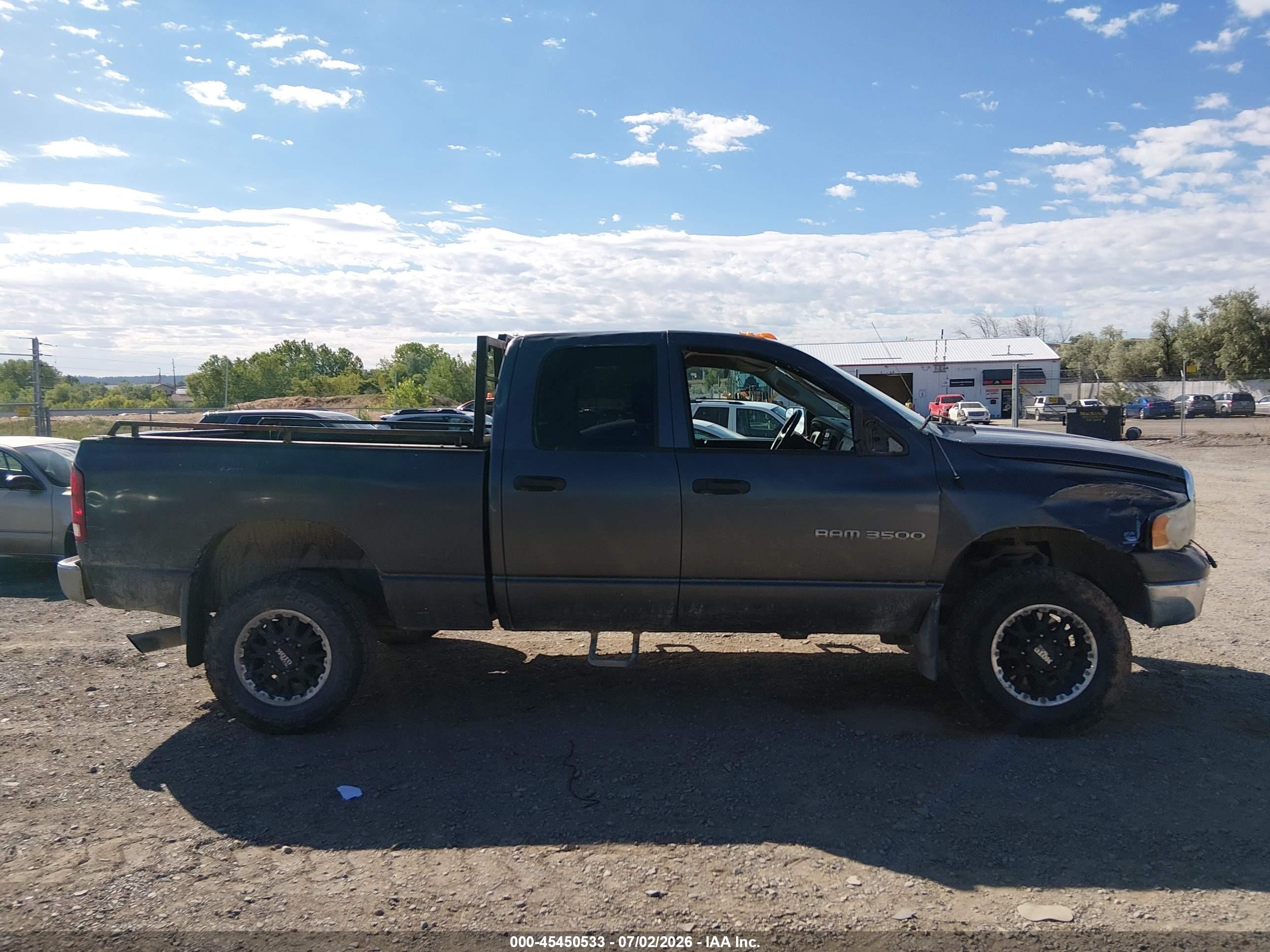 2003 Dodge Ram 3500 Slt/laramie/st Gray vin: 3D7LU38C73G718166
