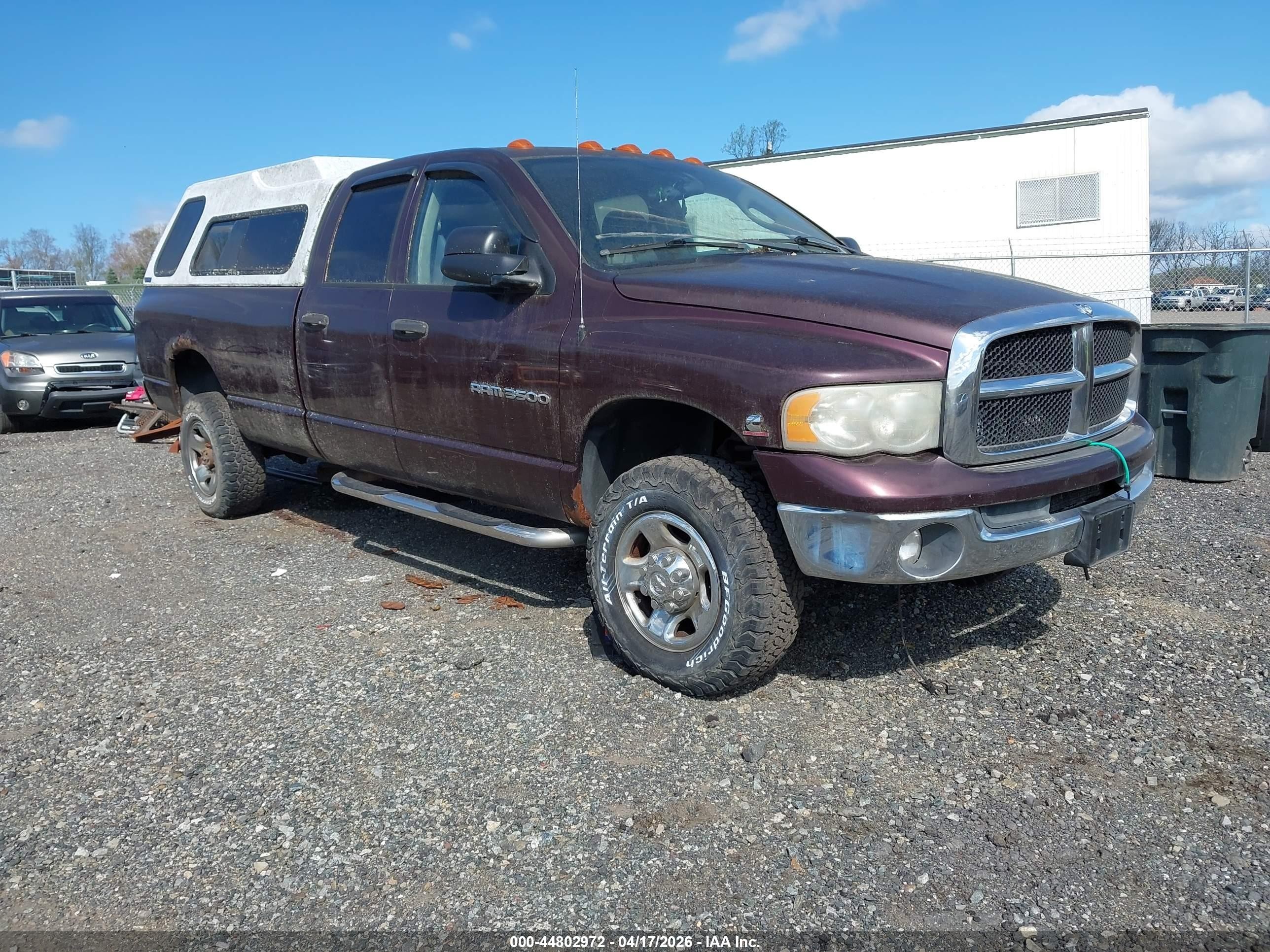2004 Dodge Ram 3500 Slt/laramie Burgundy vin: 3D7LU38C94G100736