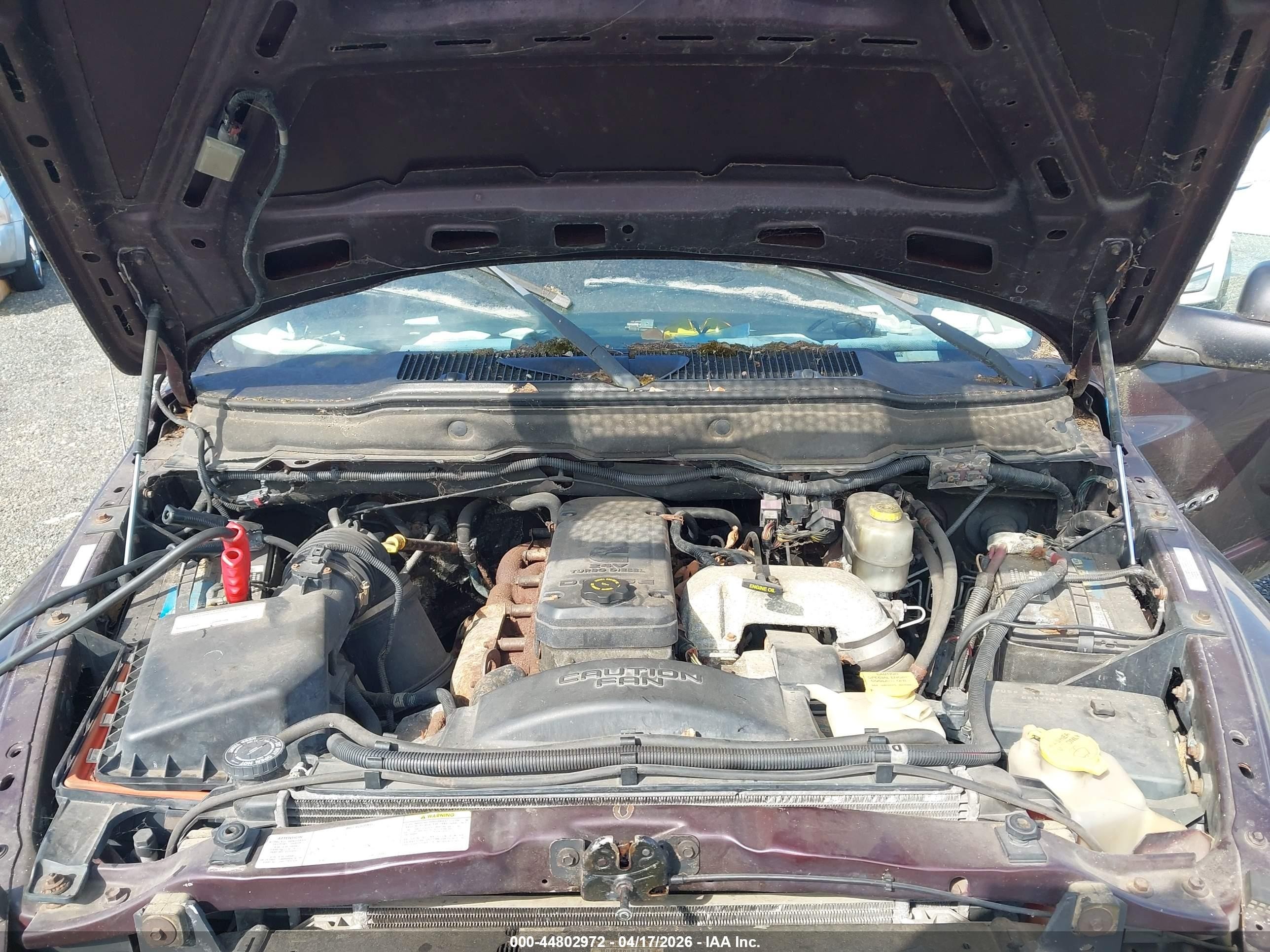 2004 Dodge Ram 3500 Slt/laramie Burgundy vin: 3D7LU38C94G100736
