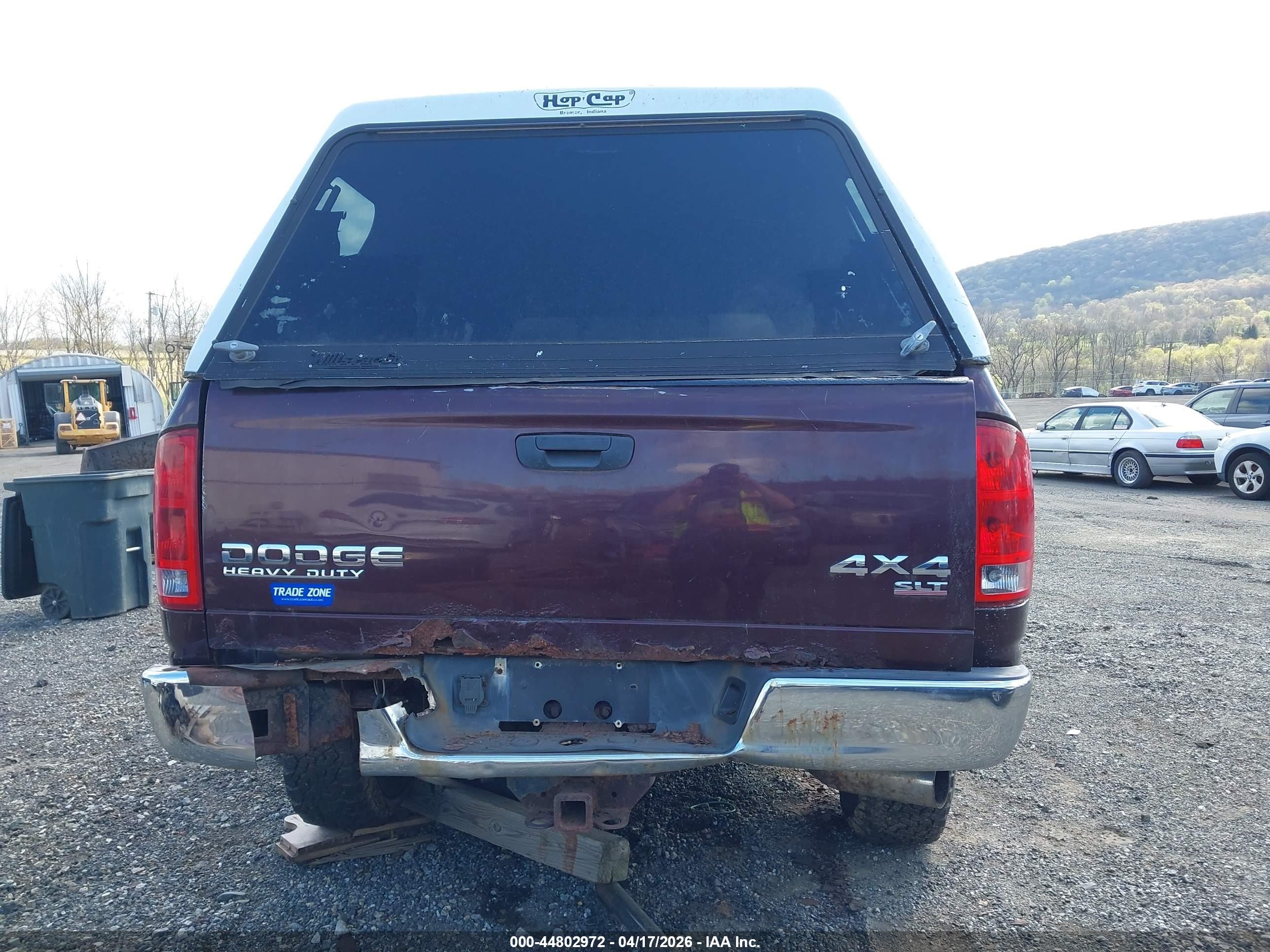 2004 Dodge Ram 3500 Slt/laramie Burgundy vin: 3D7LU38C94G100736