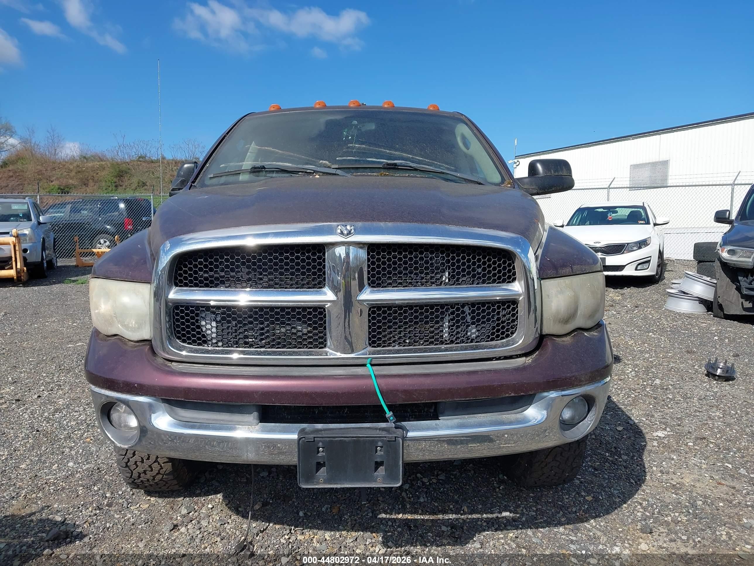2004 Dodge Ram 3500 Slt/laramie Burgundy vin: 3D7LU38C94G100736