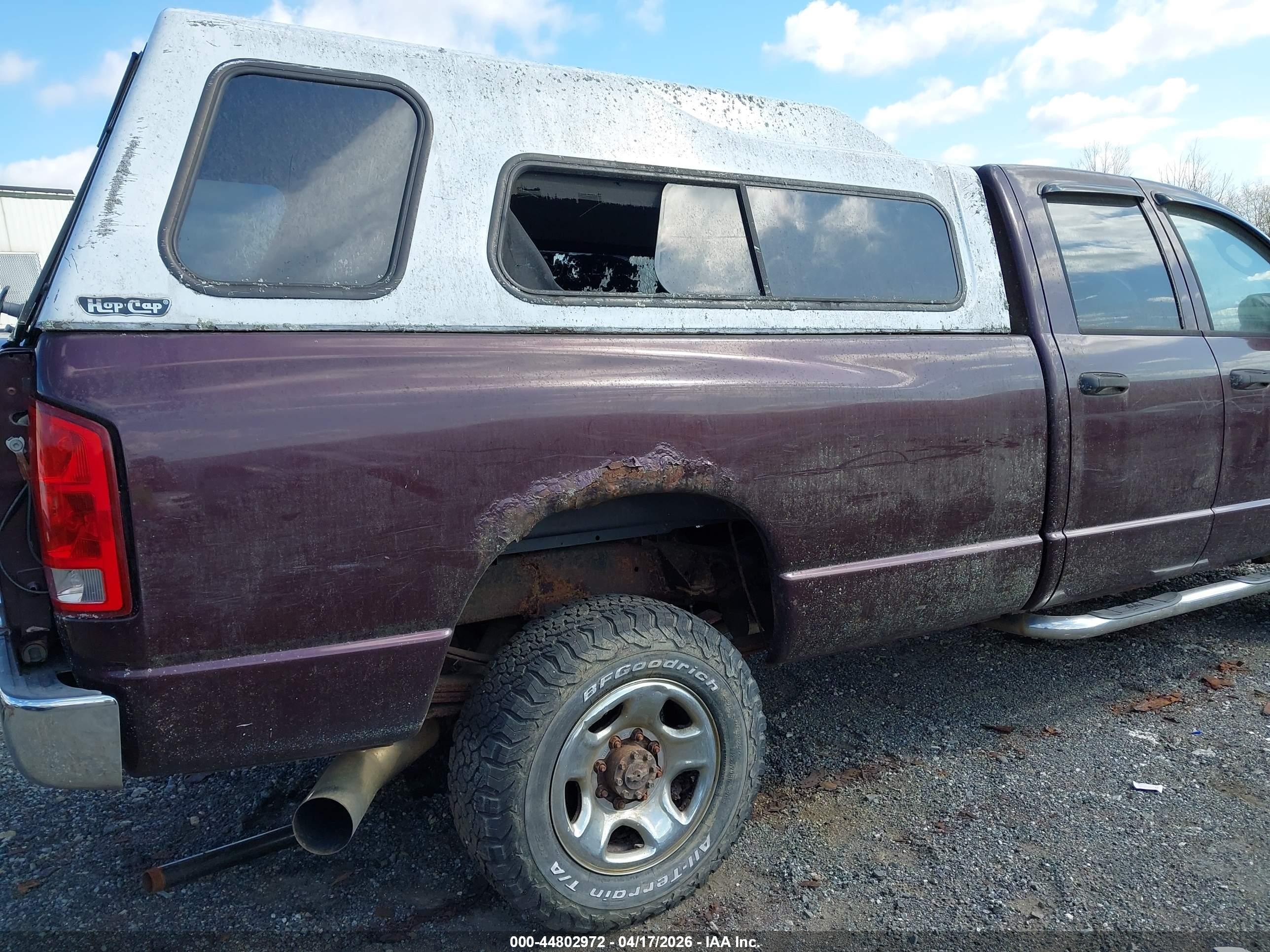 2004 Dodge Ram 3500 Slt/laramie Burgundy vin: 3D7LU38C94G100736
