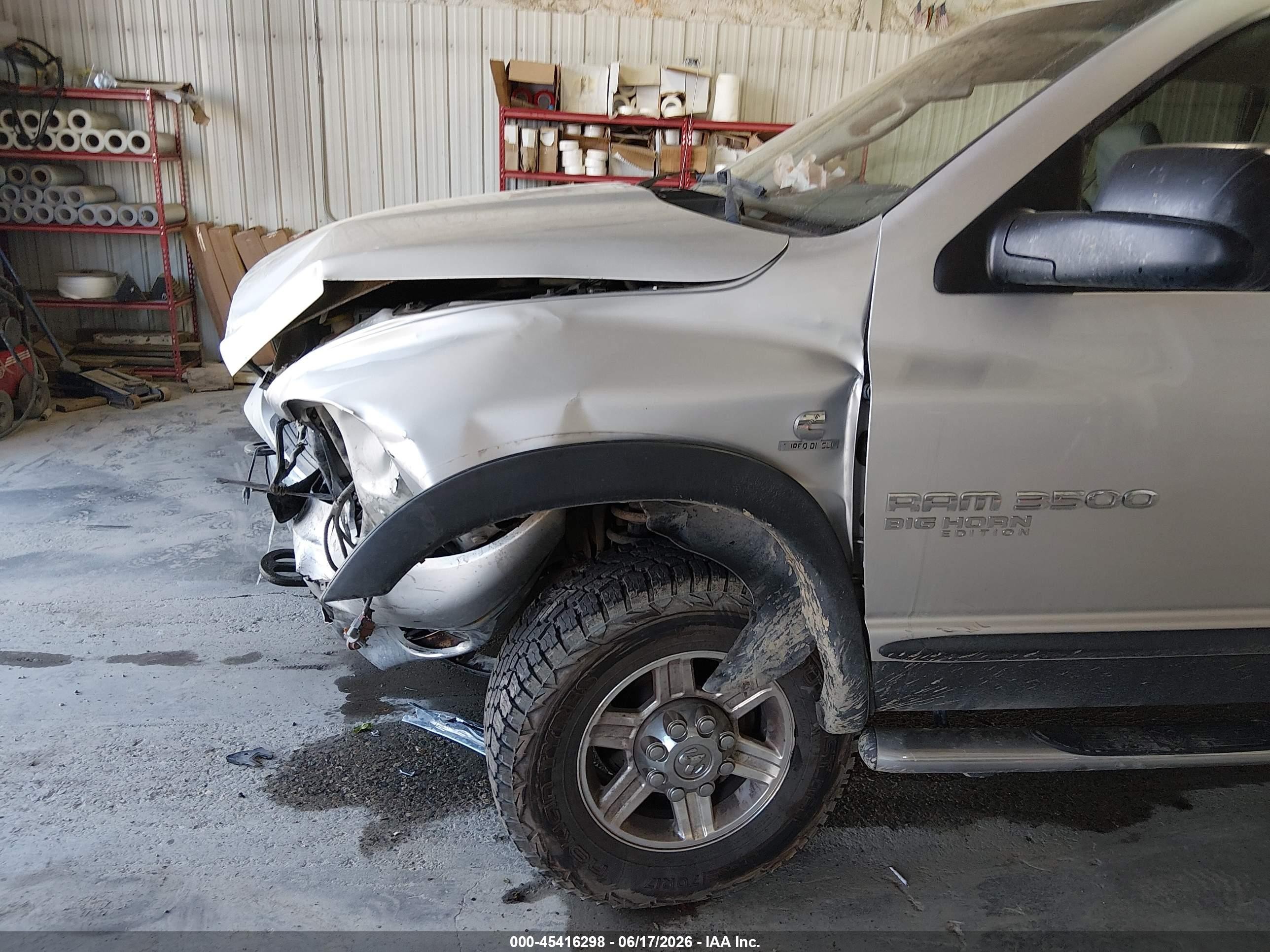 2006 Dodge Ram 3500 Slt/sport Silver vin: 3D7LX38C06G265715