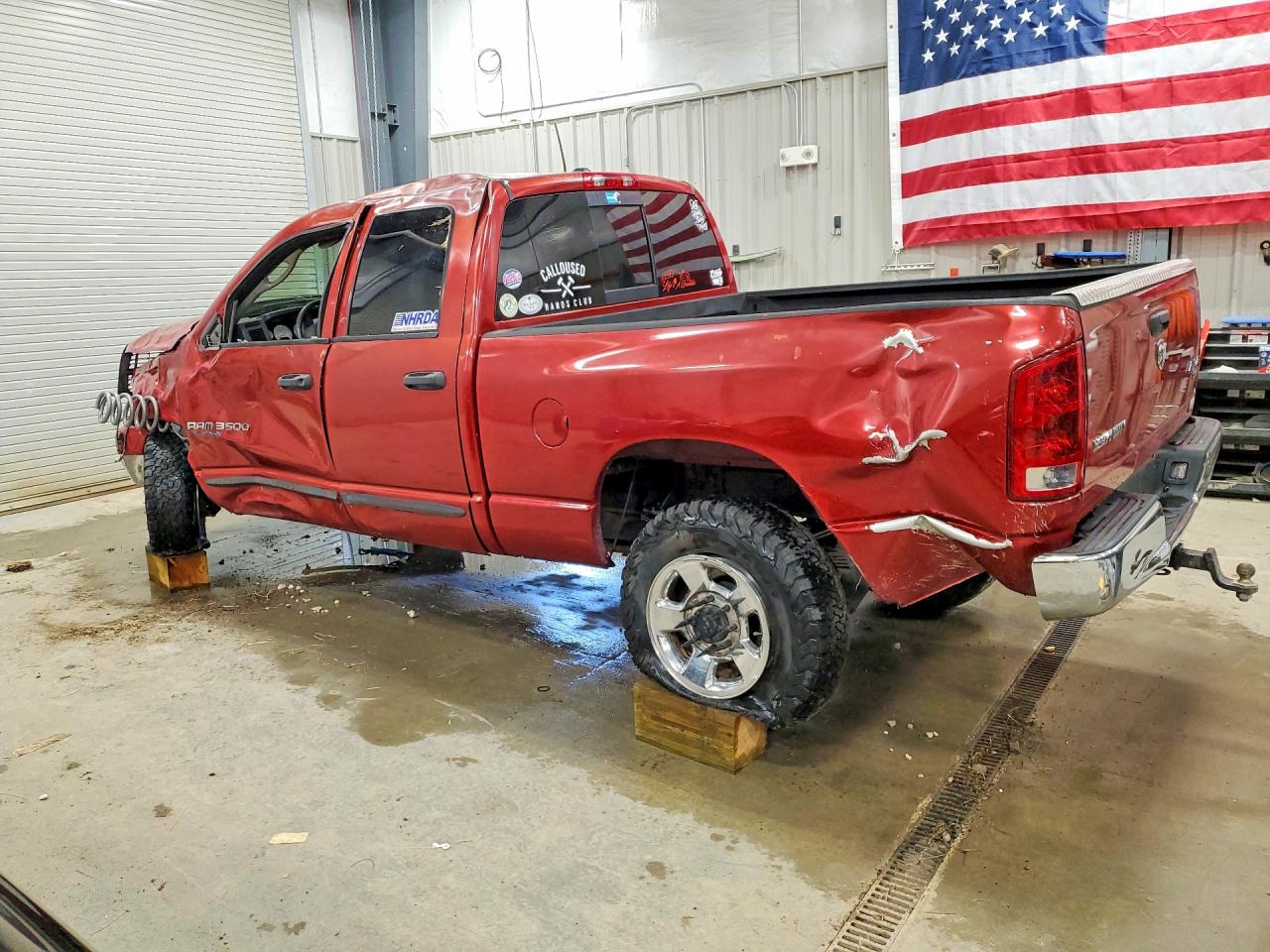2006 Dodge Ram 3500 St Red vin: 3D7LX38C46G204223