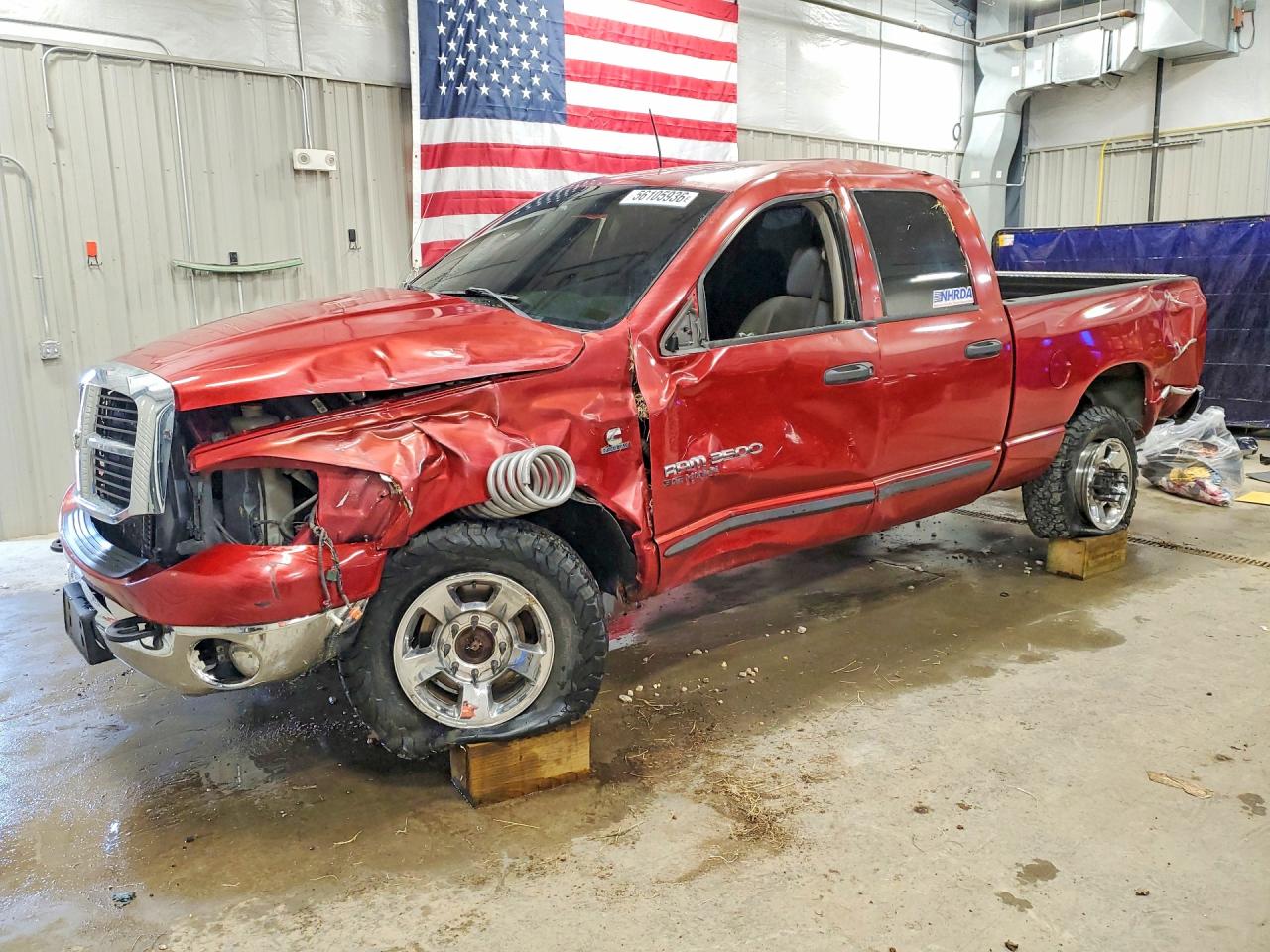 2006 Dodge Ram 3500 St Red vin: 3D7LX38C46G204223
