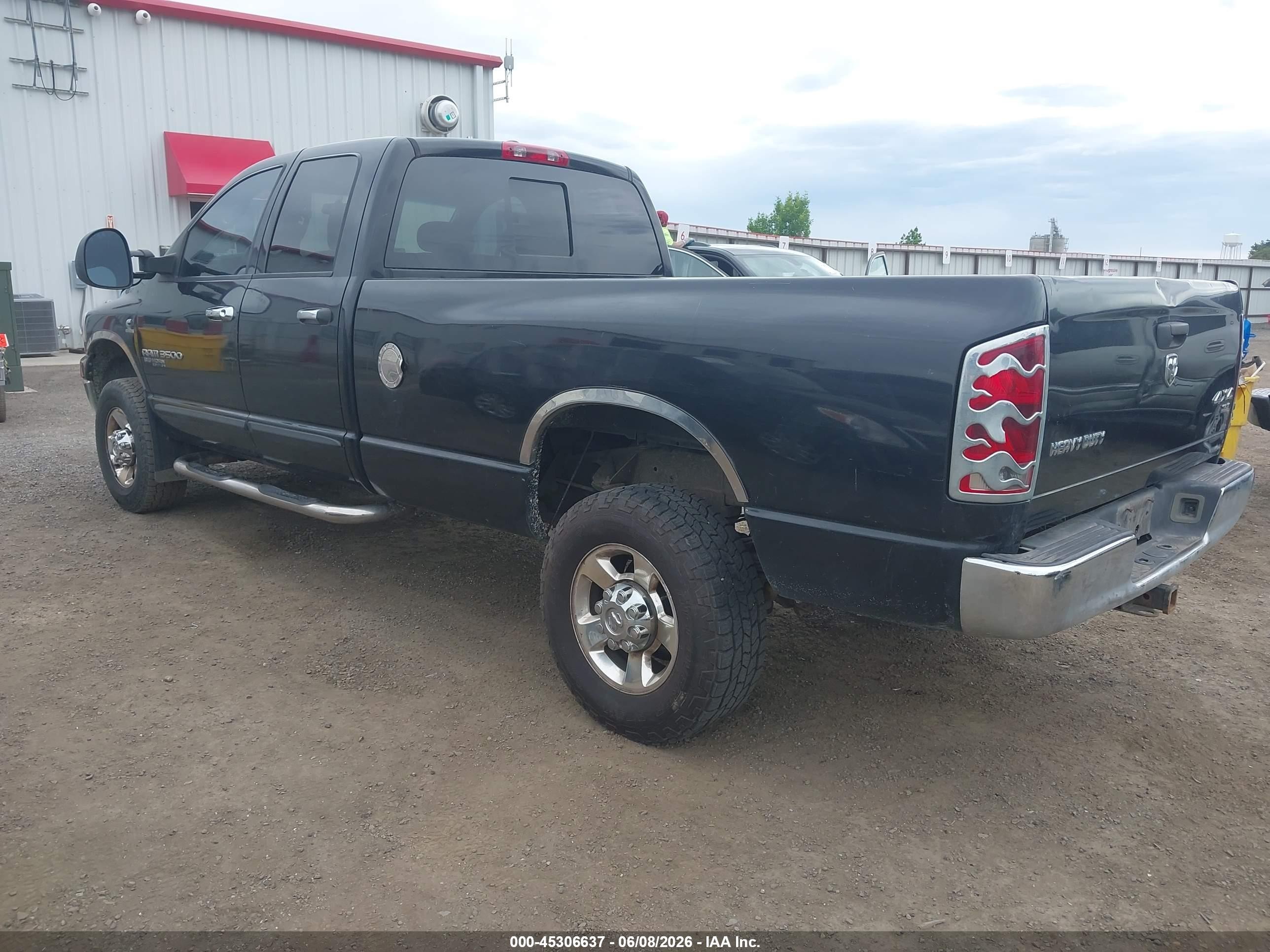 2006 Dodge Ram 3500 Slt/sport Черный vin: 3D7LX38C46G235777