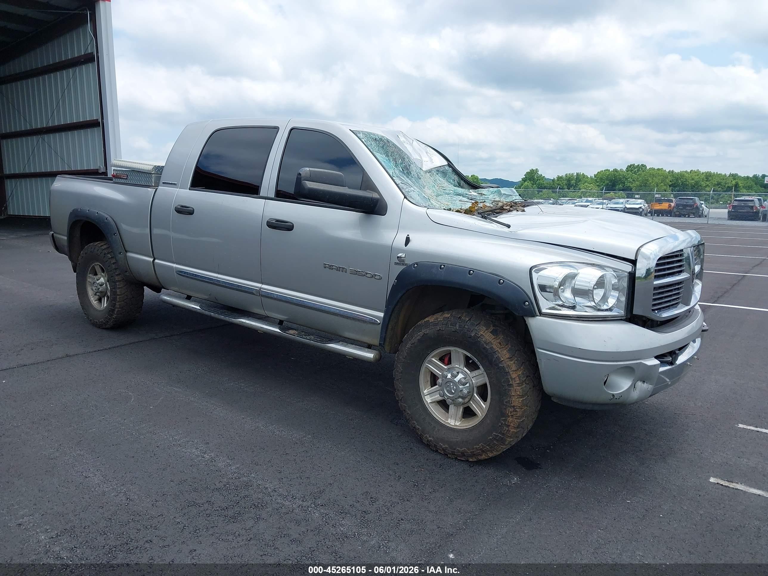 2006 Dodge Ram 3500 Laramie Gray vin: 3D7LX39C96G192892