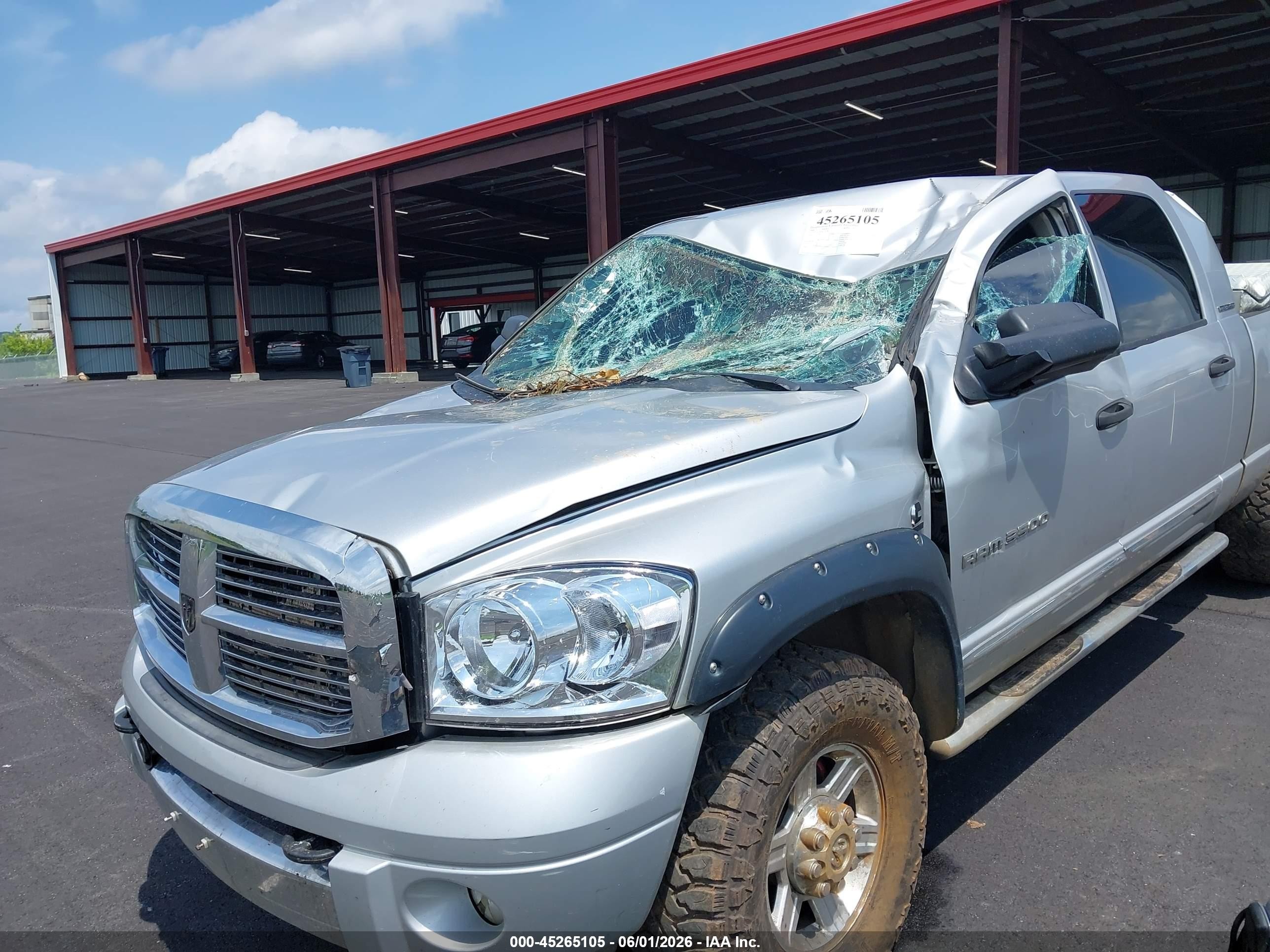 2006 Dodge Ram 3500 Laramie Gray vin: 3D7LX39C96G192892