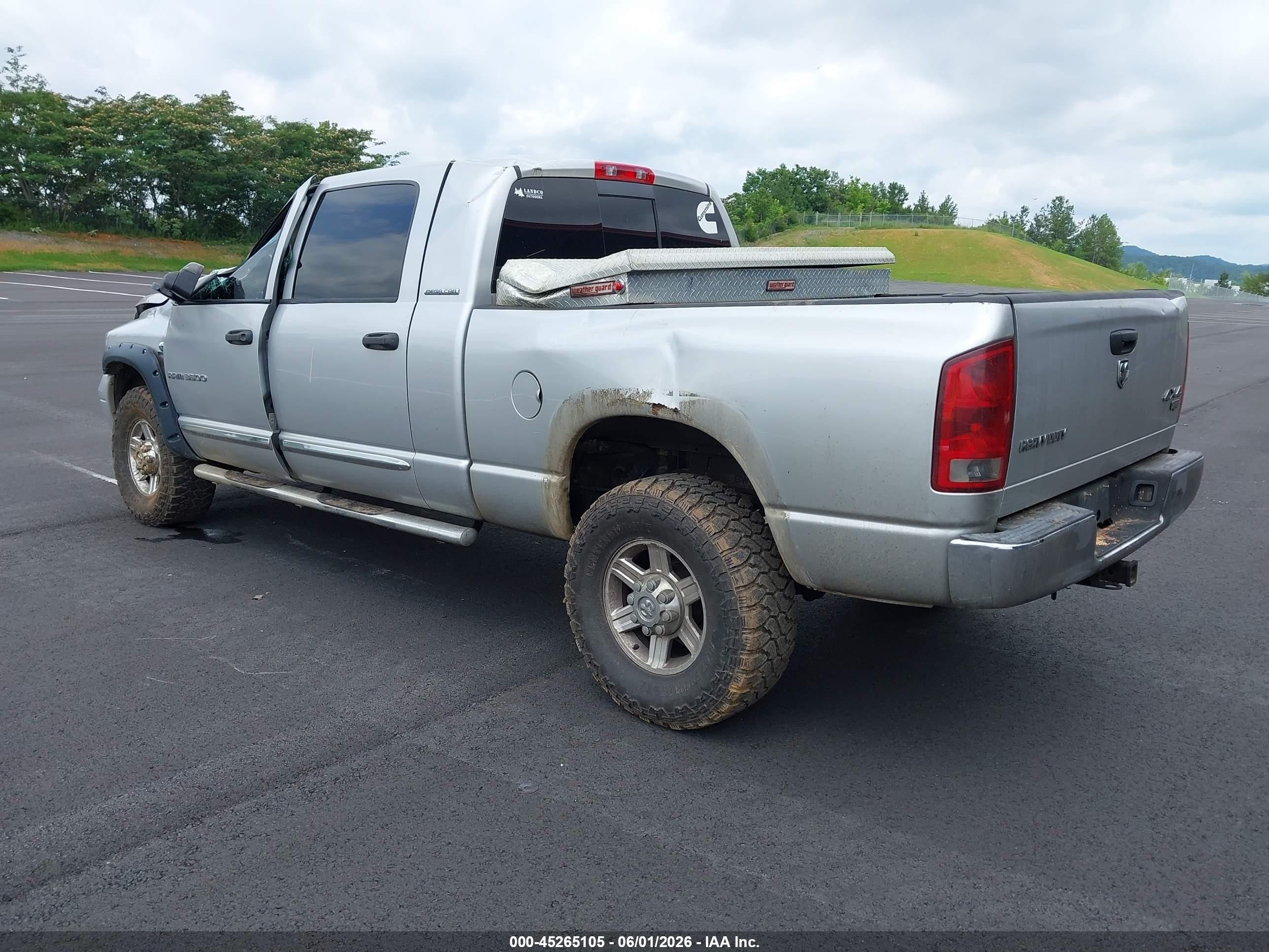2006 Dodge Ram 3500 Laramie Gray vin: 3D7LX39C96G192892