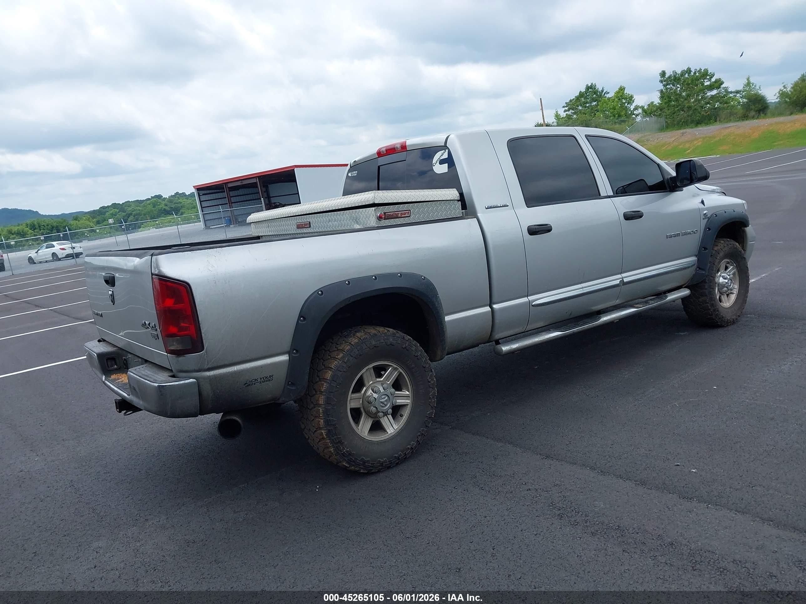 2006 Dodge Ram 3500 Laramie Gray vin: 3D7LX39C96G192892