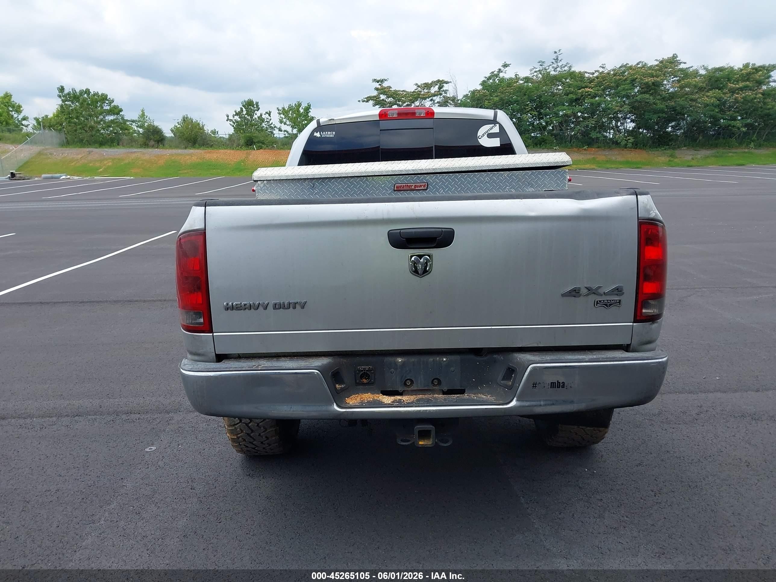 2006 Dodge Ram 3500 Laramie Gray vin: 3D7LX39C96G192892