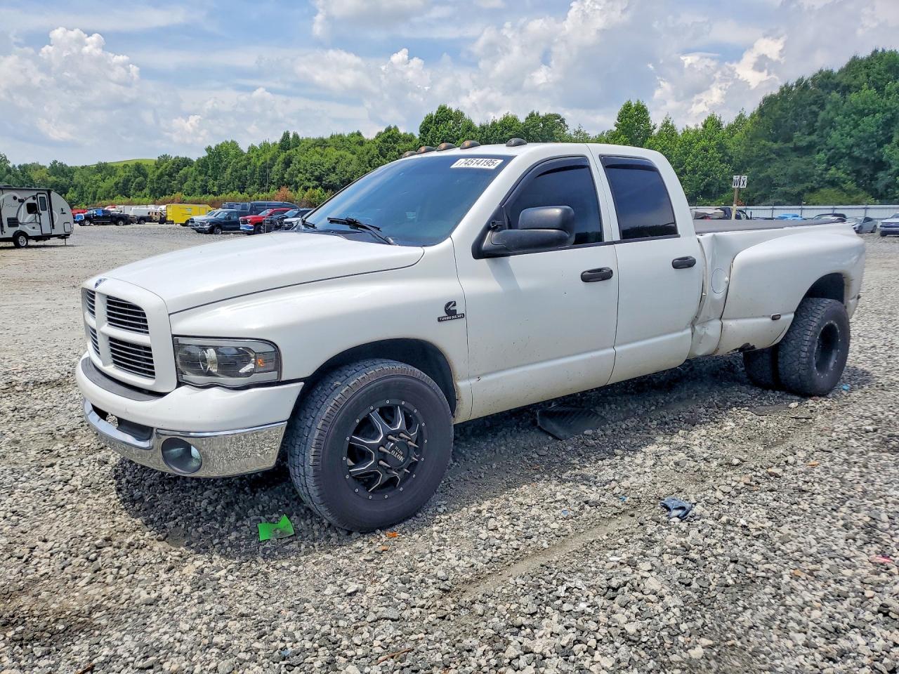 2004 Dodge Ram 3500 St White vin: 3D7MA48C74G171744