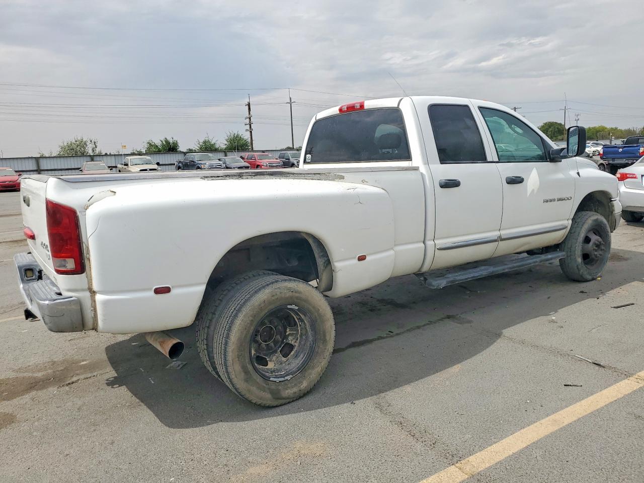 2004 Dodge Ram 3500 St White vin: 3D7MU48664G173759