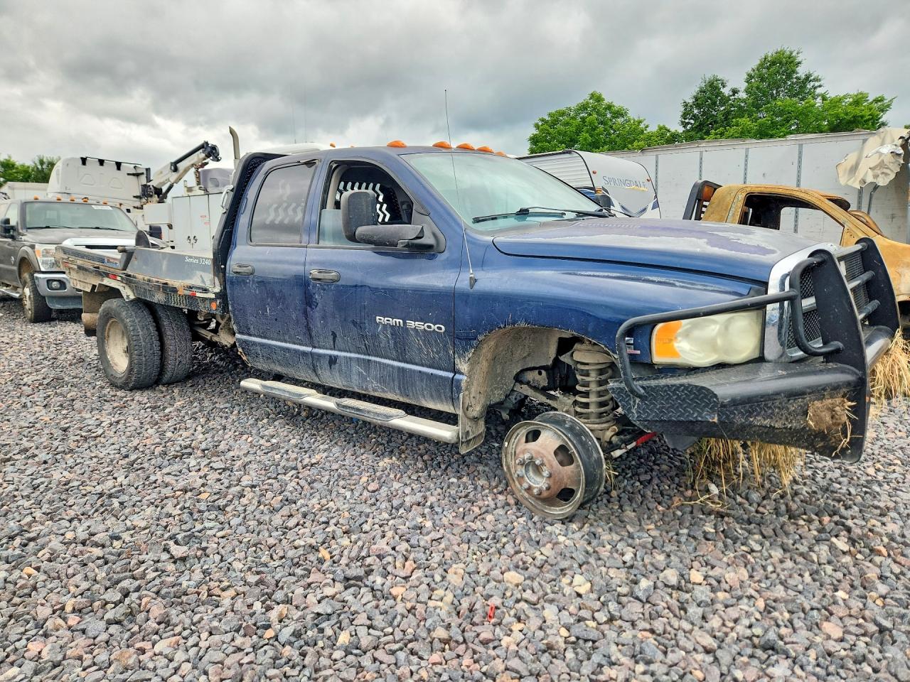 2003 Dodge Ram 3500 St Blue vin: 3D7MU48C83G802703