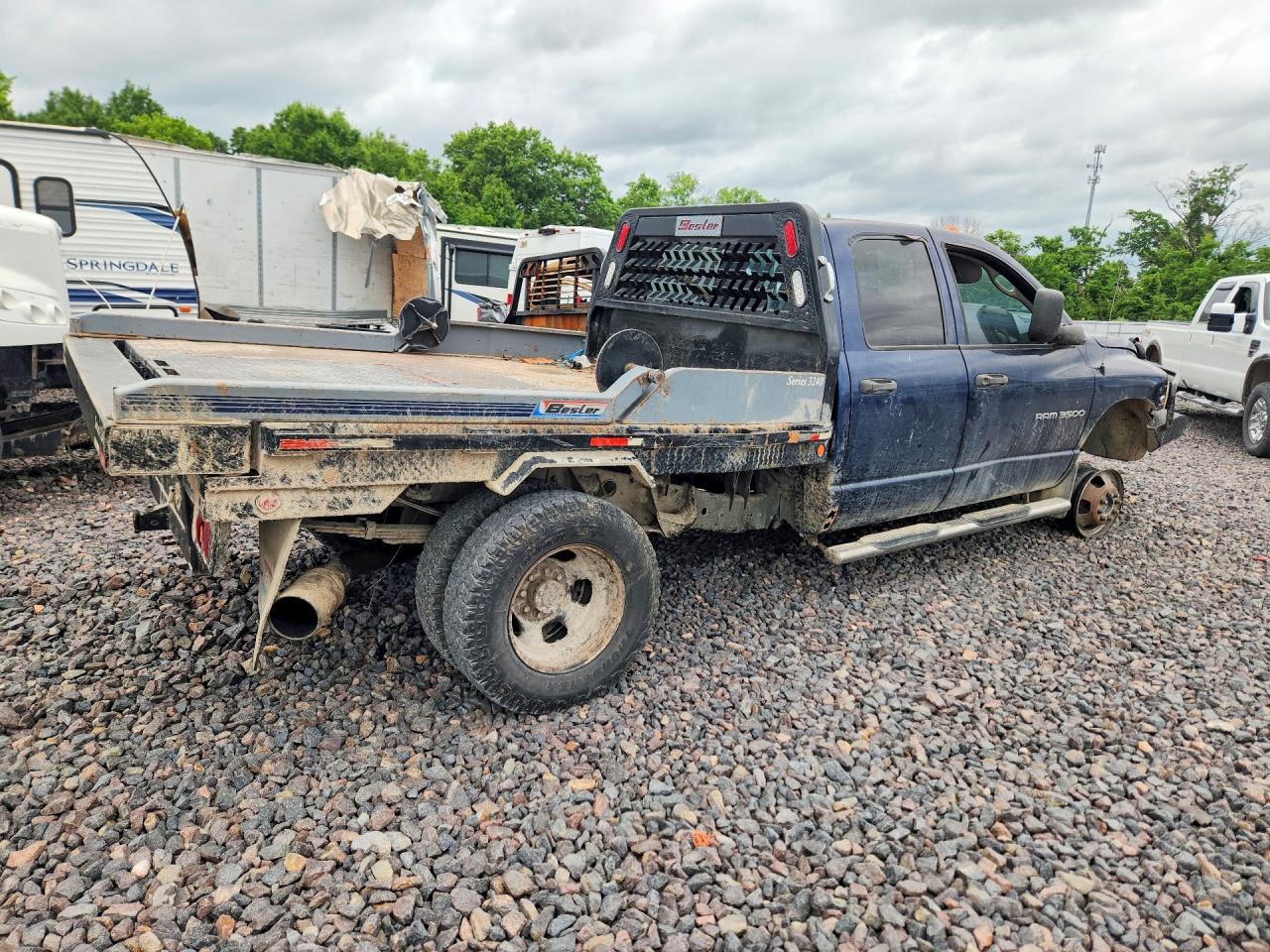 2003 Dodge Ram 3500 St Blue vin: 3D7MU48C83G802703