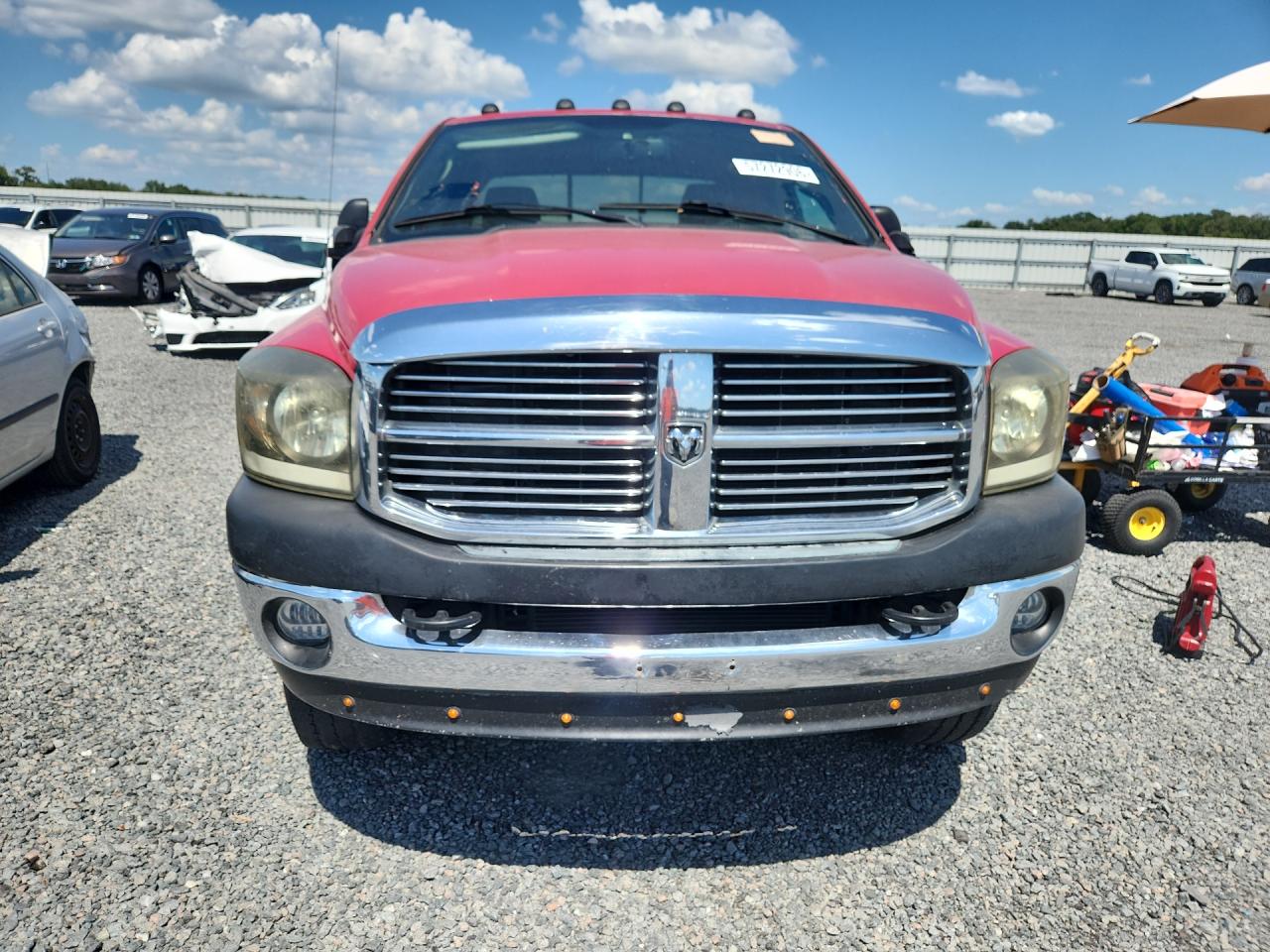 2007 Dodge Ram 3500 St Red vin: 3D7MX38A07G808324