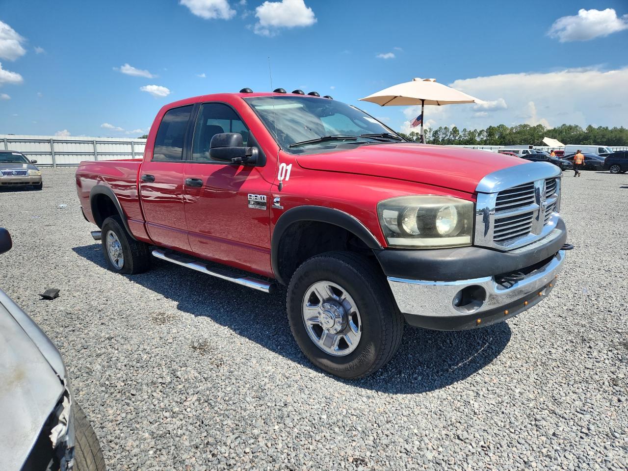 2007 Dodge Ram 3500 St Red vin: 3D7MX38A07G808324