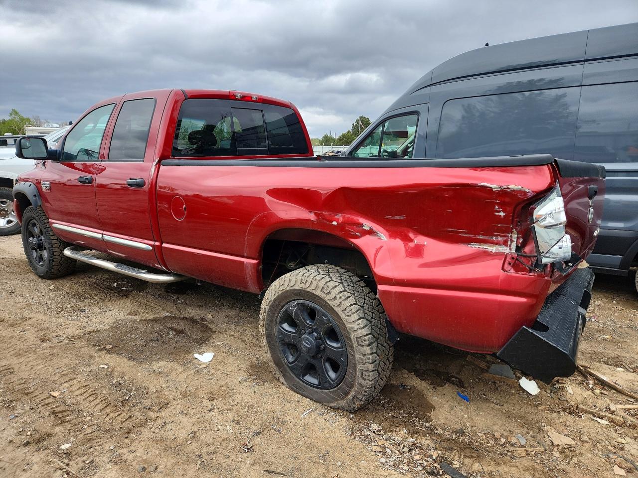 2007 Dodge Ram 3500 St Red vin: 3D7MX38A17G847343
