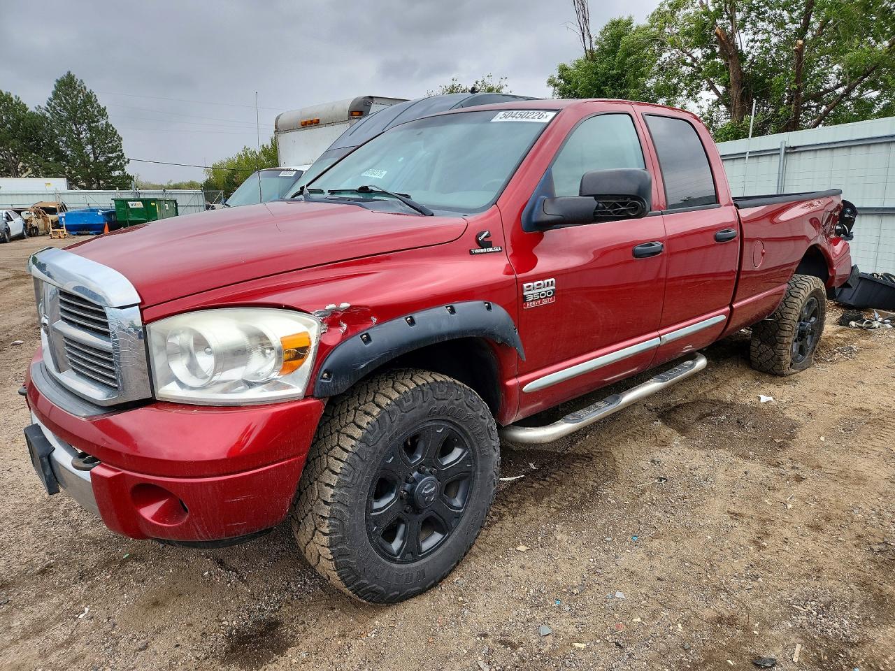 2007 Dodge Ram 3500 St Red vin: 3D7MX38A17G847343