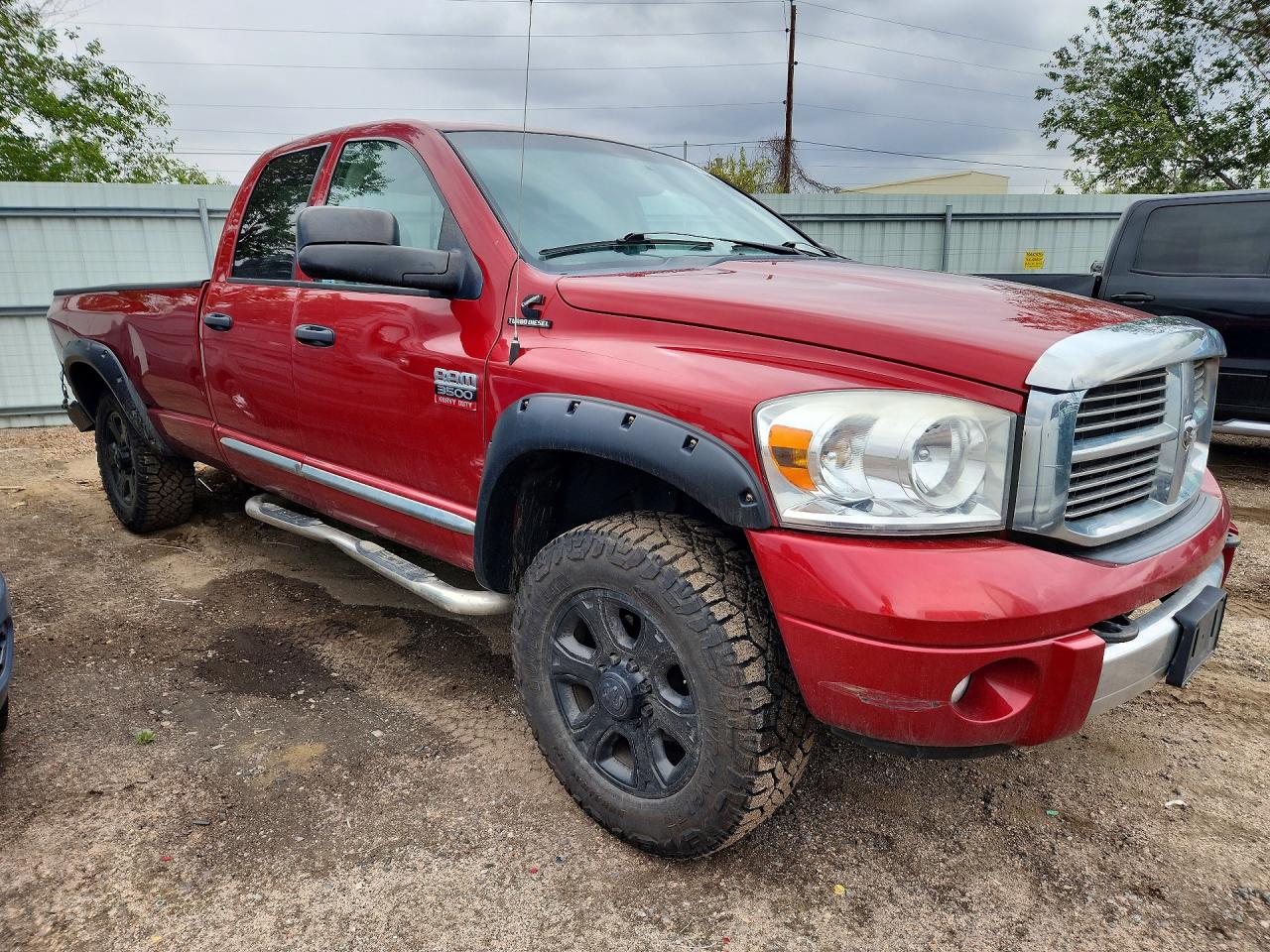2007 Dodge Ram 3500 St Red vin: 3D7MX38A17G847343