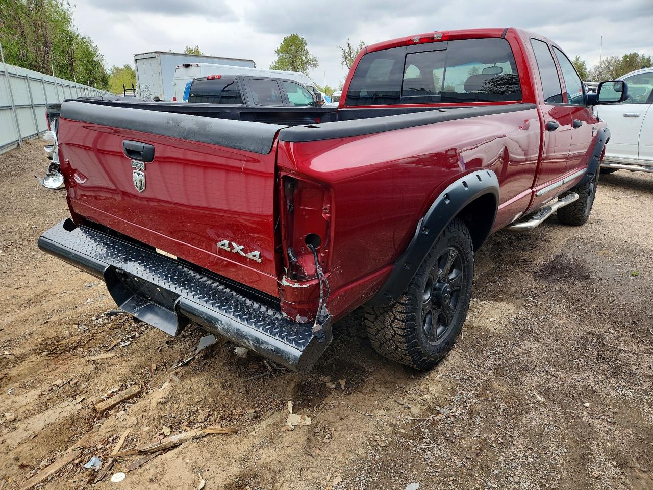 2007 Dodge Ram 3500 St Red vin: 3D7MX38A17G847343