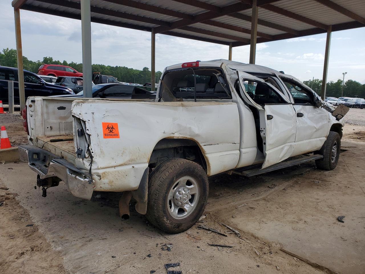 2007 Dodge Ram 3500 White vin: 3D7MX39A77G855669