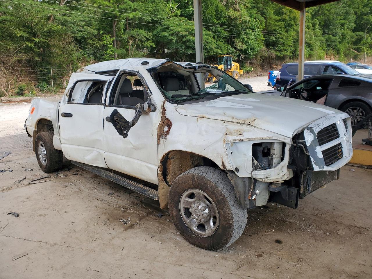 2007 Dodge Ram 3500 White vin: 3D7MX39A77G855669