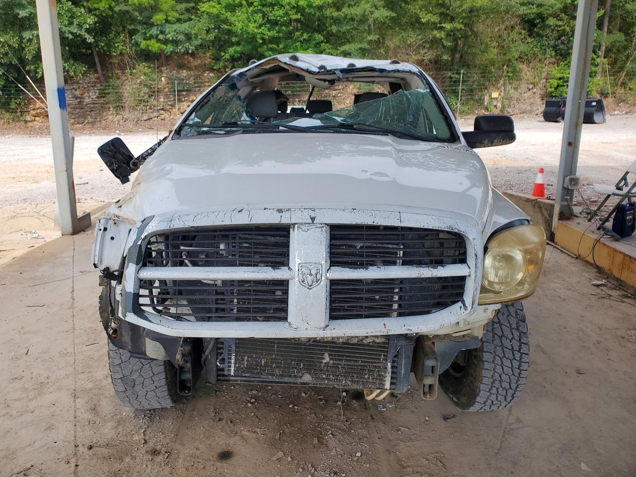 2007 Dodge Ram 3500 White vin: 3D7MX39A77G855669