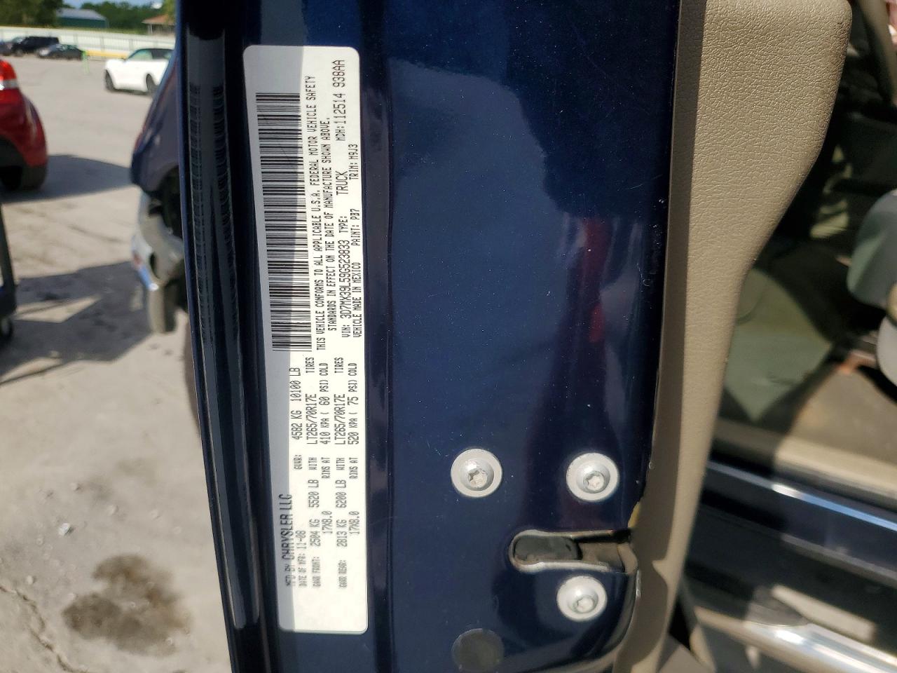 2009 Dodge Ram 3500 Blue vin: 3D7MX39L59G523833