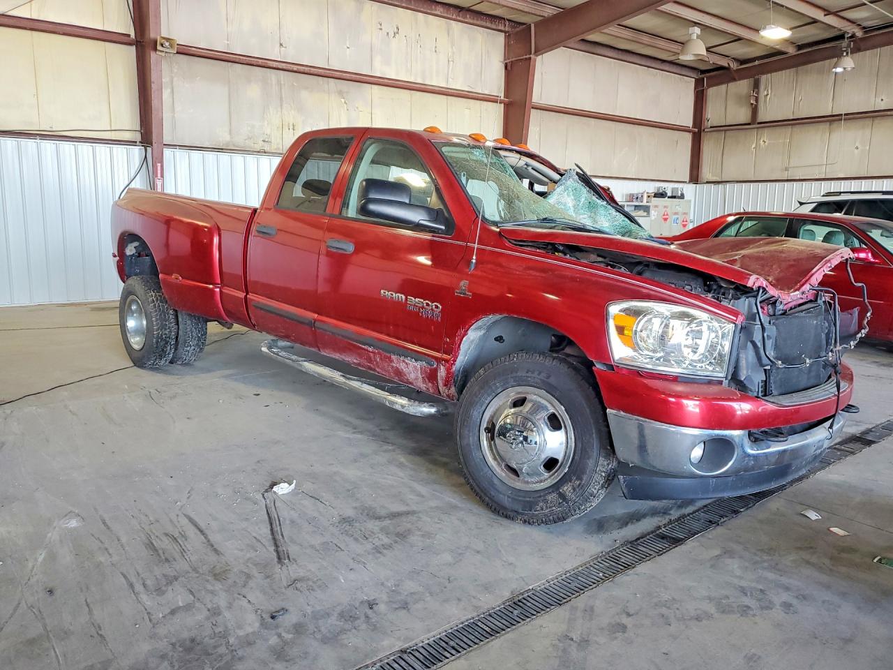 2006 Dodge Ram 3500 St Burgundy vin: 3D7MX48C06G120314
