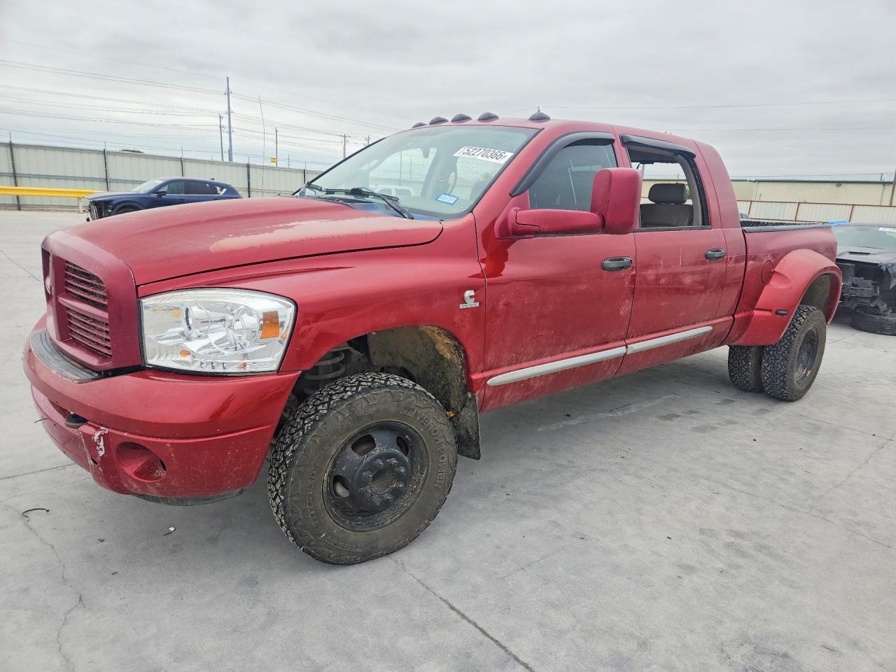 2008 Dodge Ram 3500 Burgundy vin: 3D7MX49AX8G164613