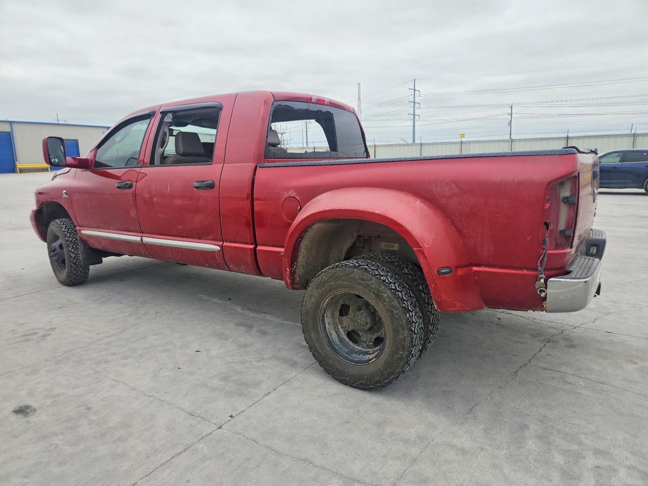 2008 Dodge Ram 3500 Burgundy vin: 3D7MX49AX8G164613