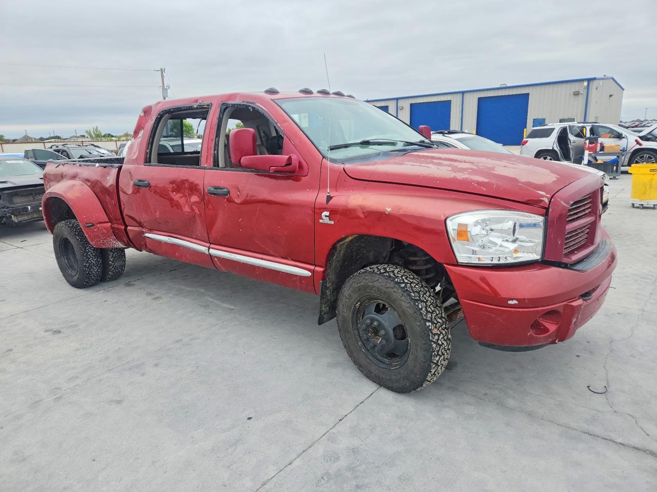2008 Dodge Ram 3500 Burgundy vin: 3D7MX49AX8G164613