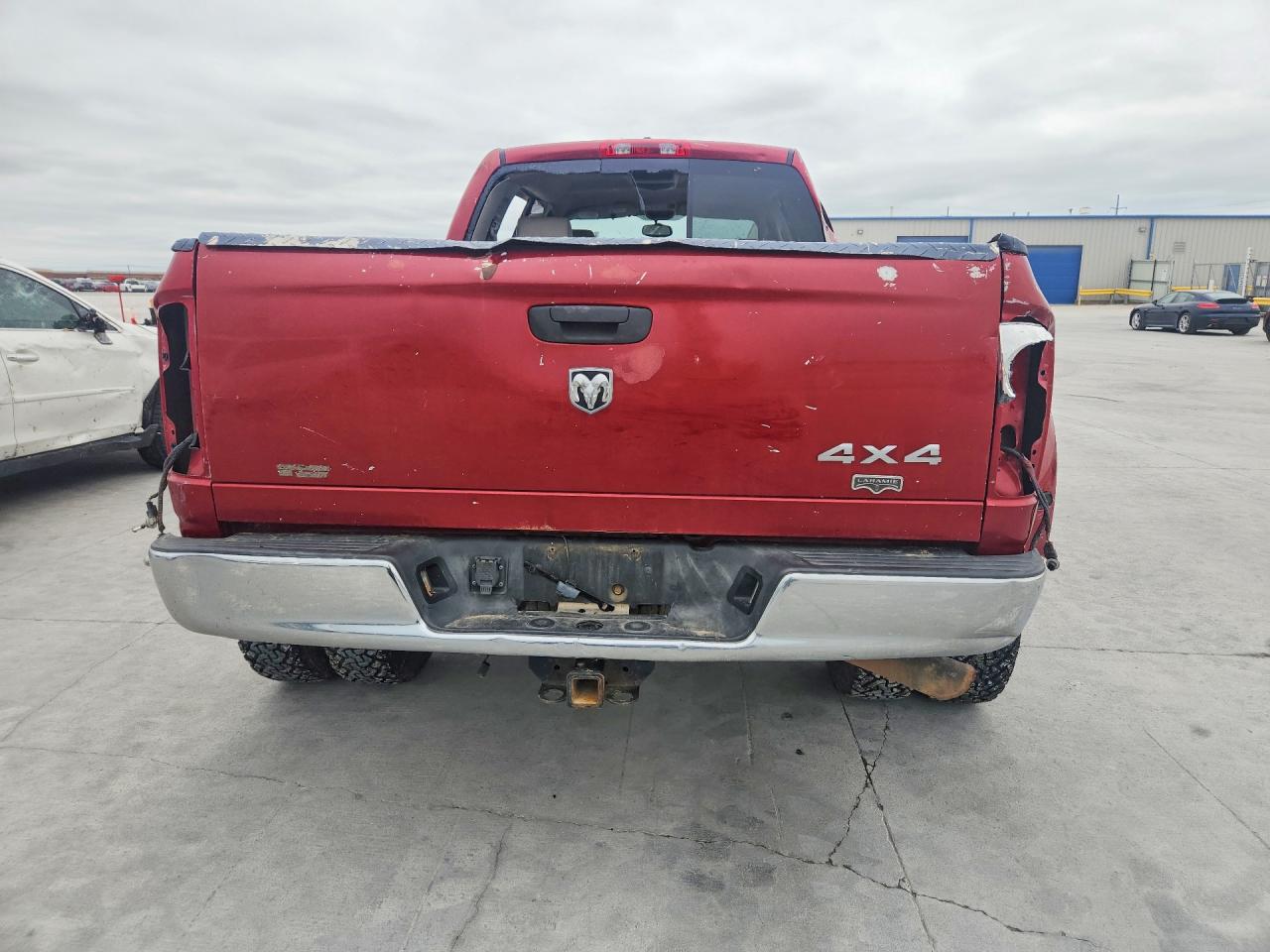 2008 Dodge Ram 3500 Burgundy vin: 3D7MX49AX8G164613