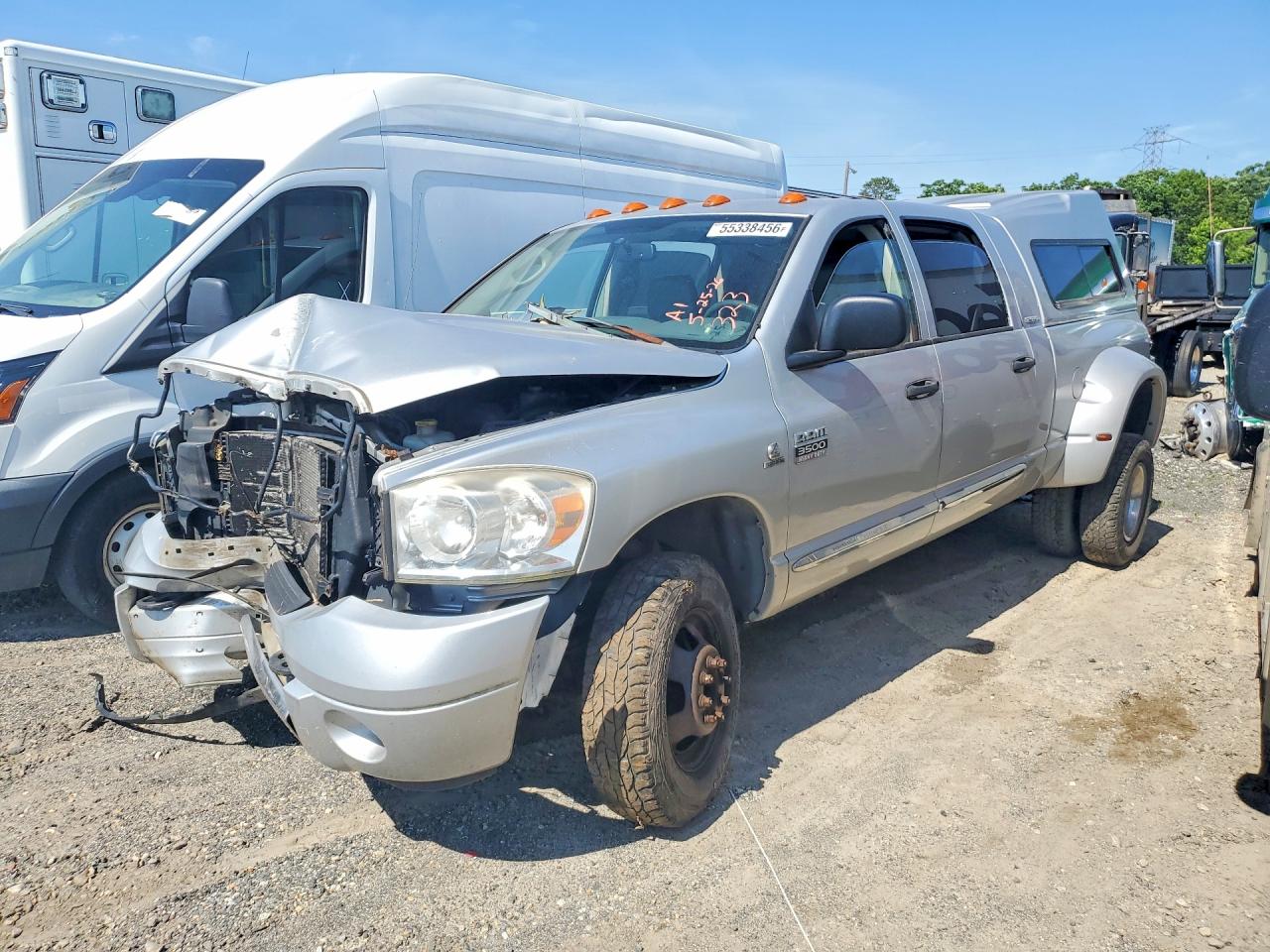 2007 Dodge Ram 3500 Серебряный vin: 3D7MX49C47G717563