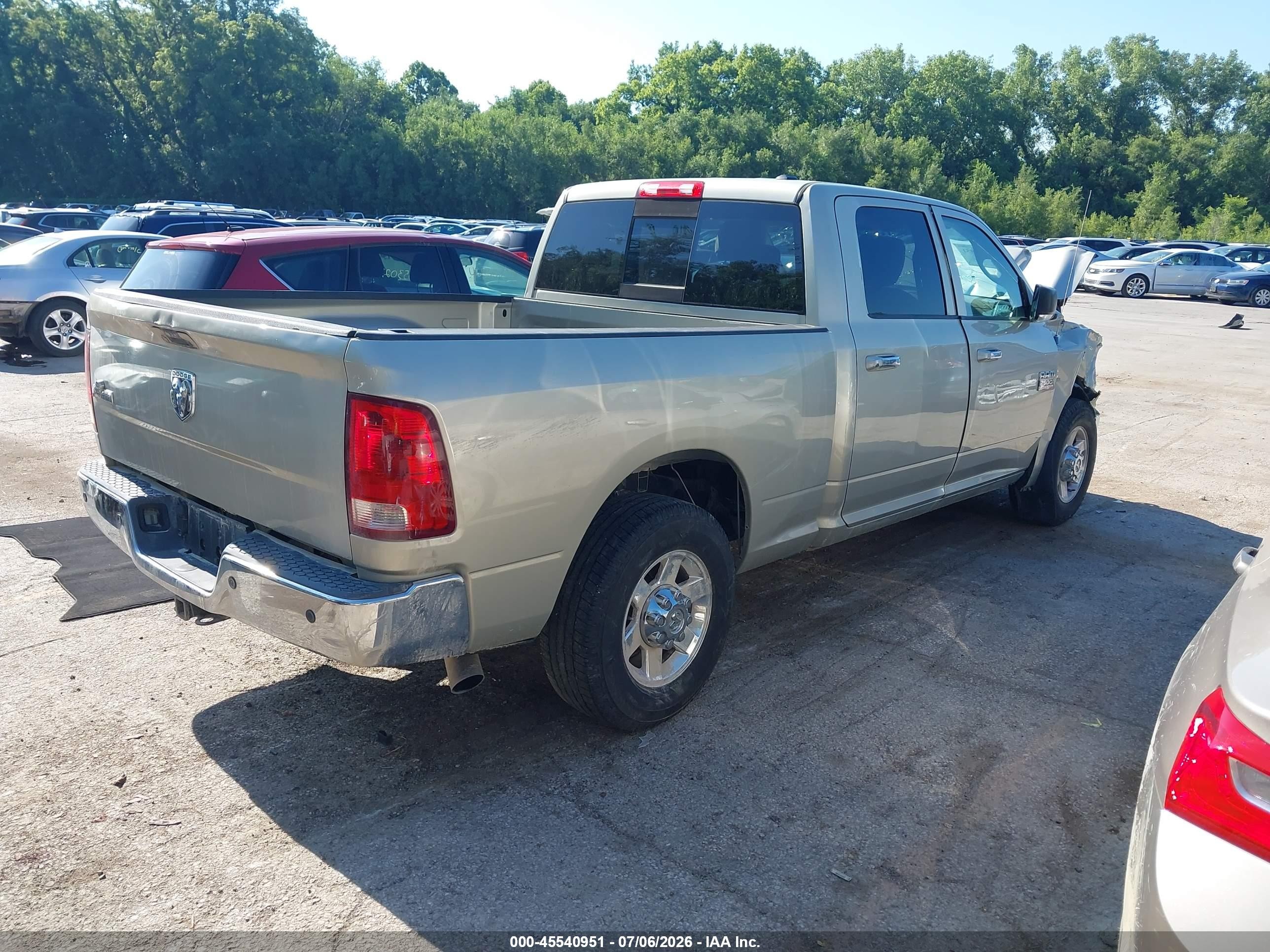 2010 Dodge Ram 2500 Slt/trx Gray vin: 3D7TP2CL0AG186572