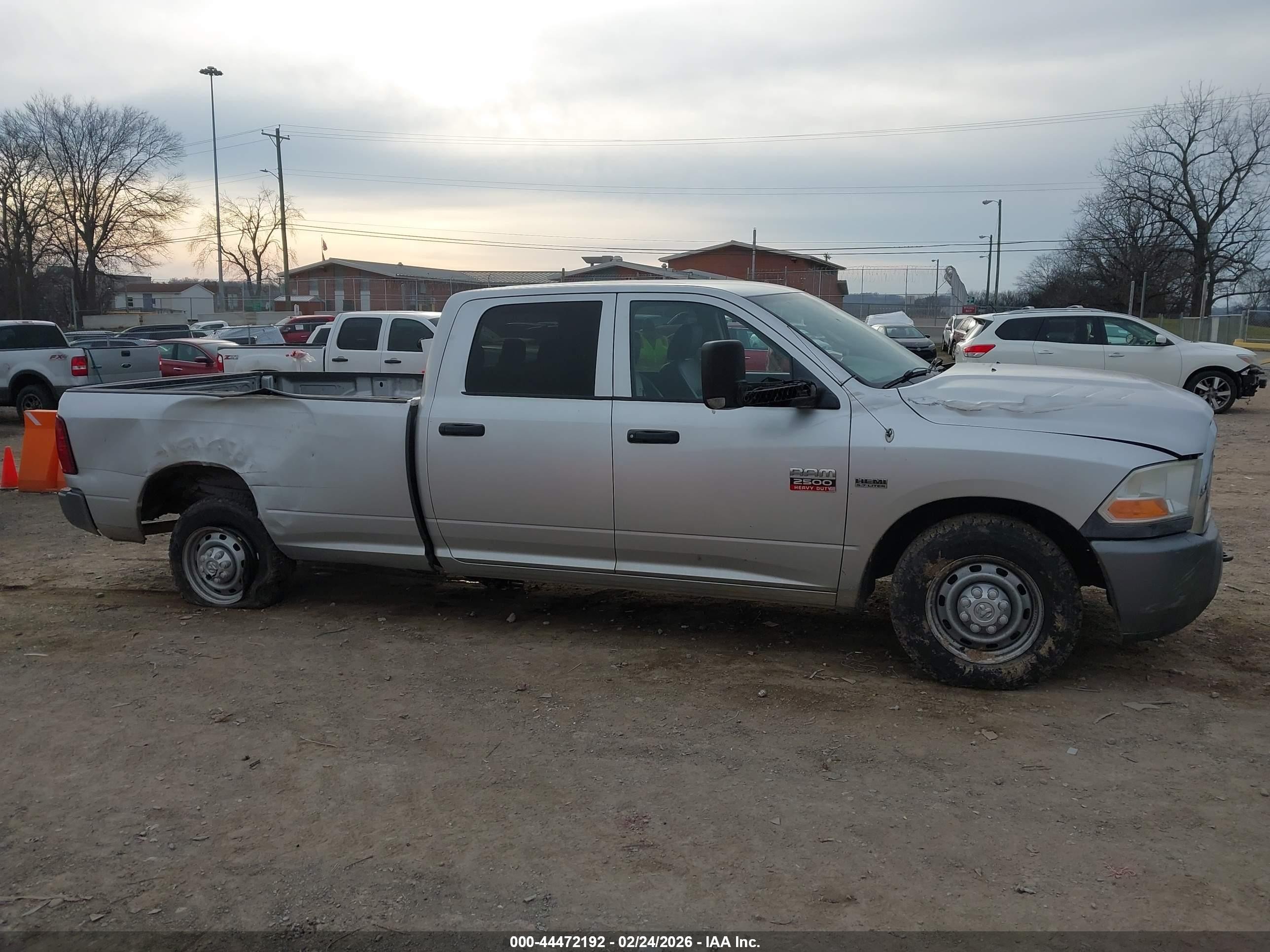 2010 Dodge Ram 2500 St Черный vin: 3D7TP2CT8AG149155