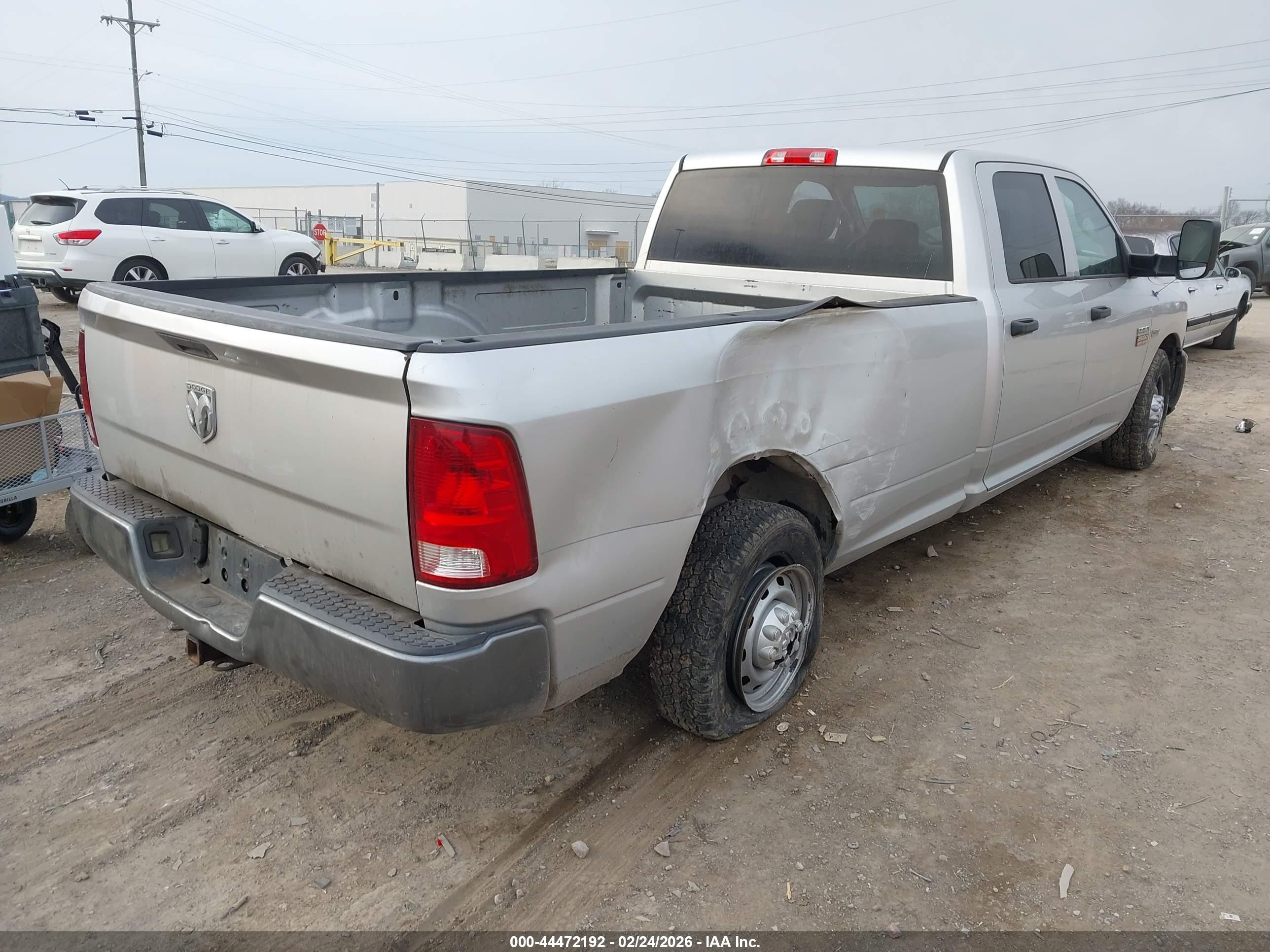 2010 Dodge Ram 2500 St Черный vin: 3D7TP2CT8AG149155