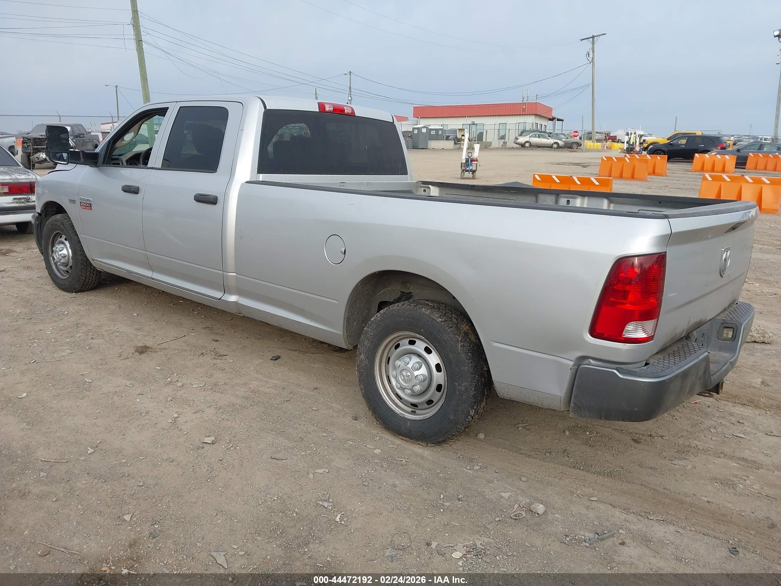 2010 Dodge Ram 2500 St Черный vin: 3D7TP2CT8AG149155