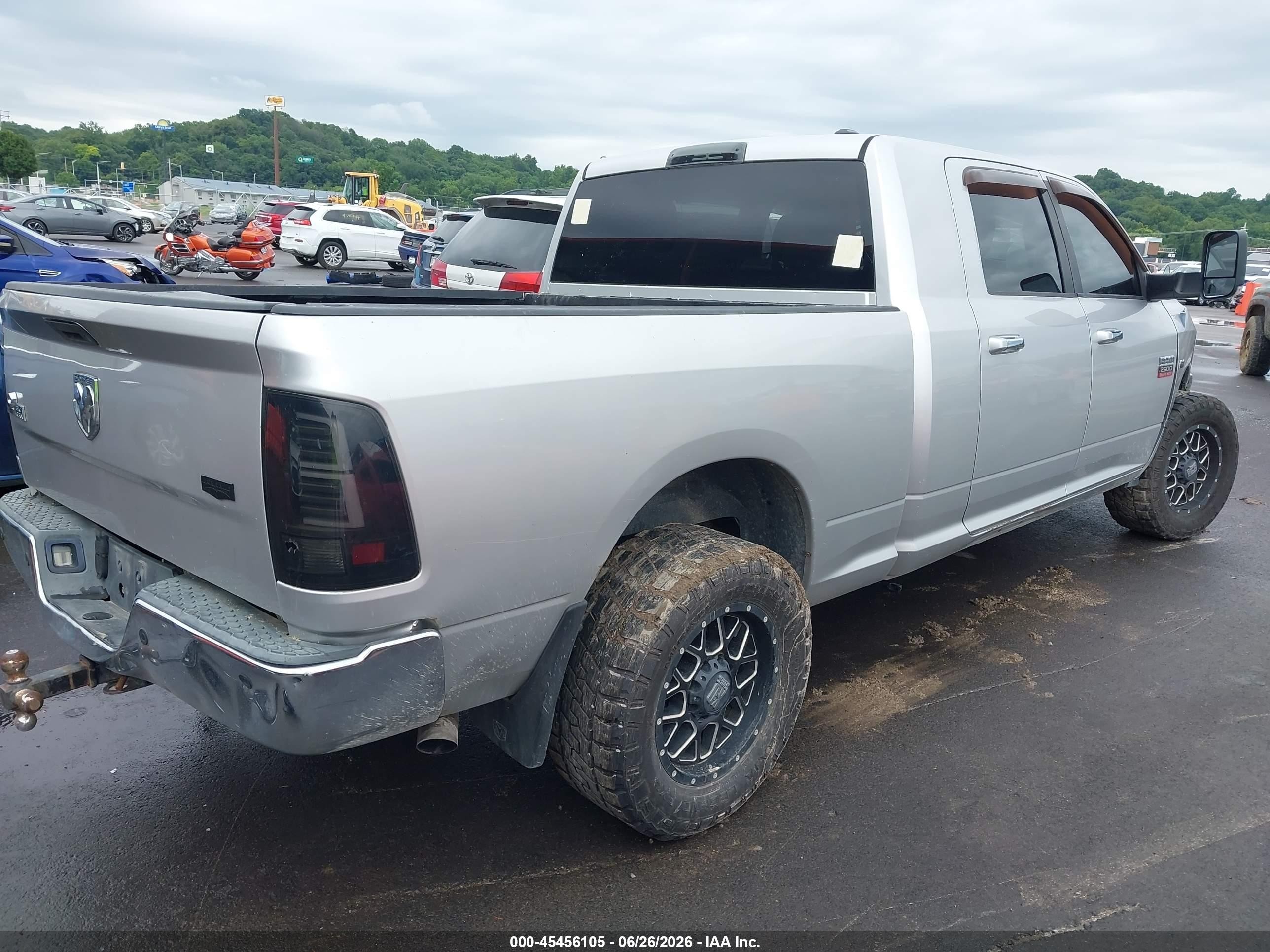 2010 Dodge Ram 2500 Slt Серебряный vin: 3D7TP2HT1AG128365