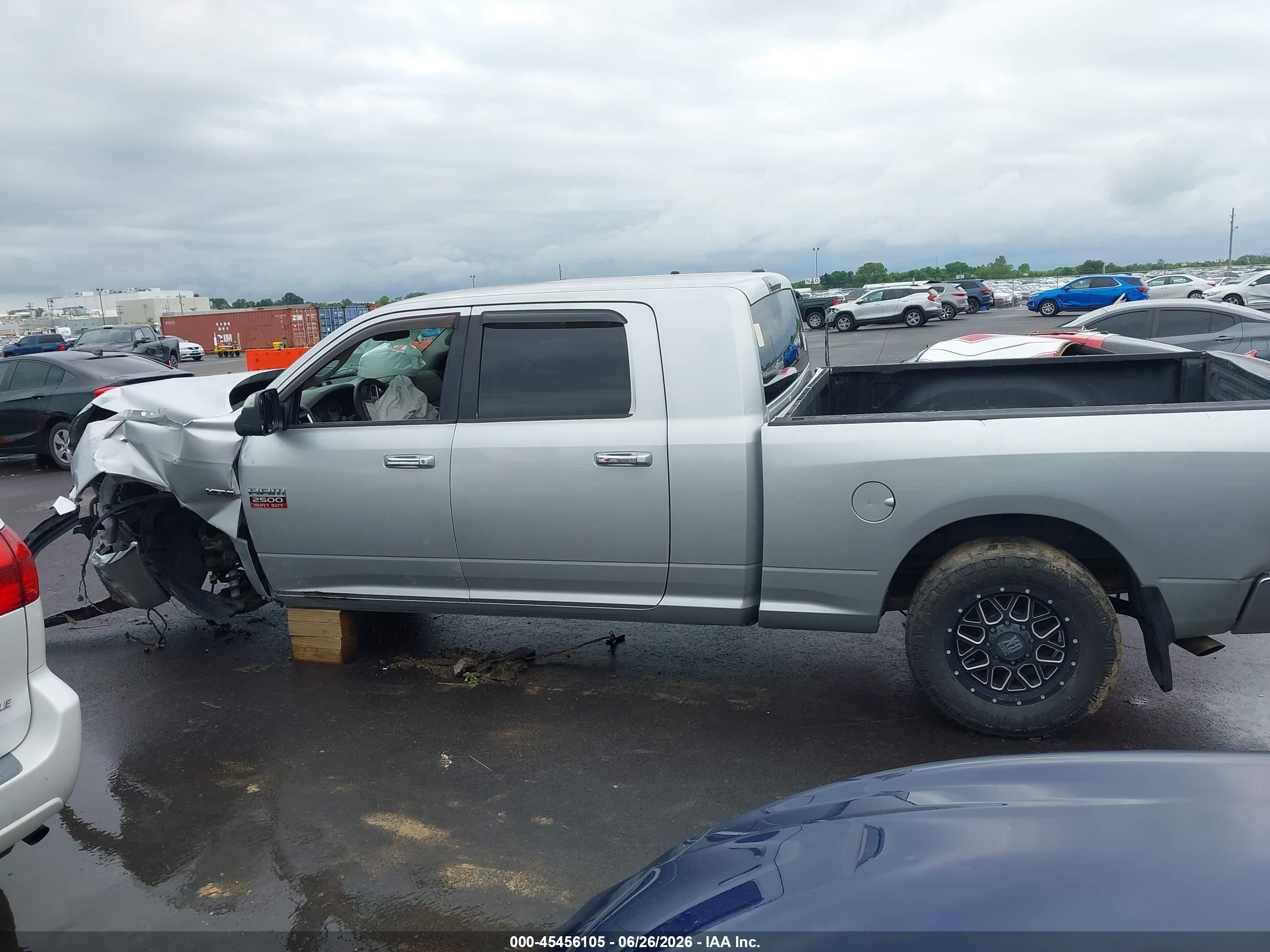 2010 Dodge Ram 2500 Slt Серебряный vin: 3D7TP2HT1AG128365