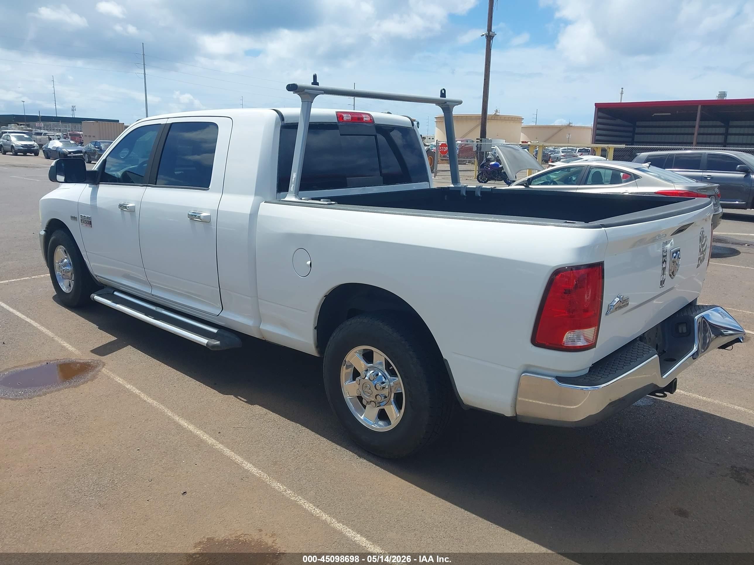 2011 Ram Ram 2500 Slt White vin: 3D7TP2HT3BG600504