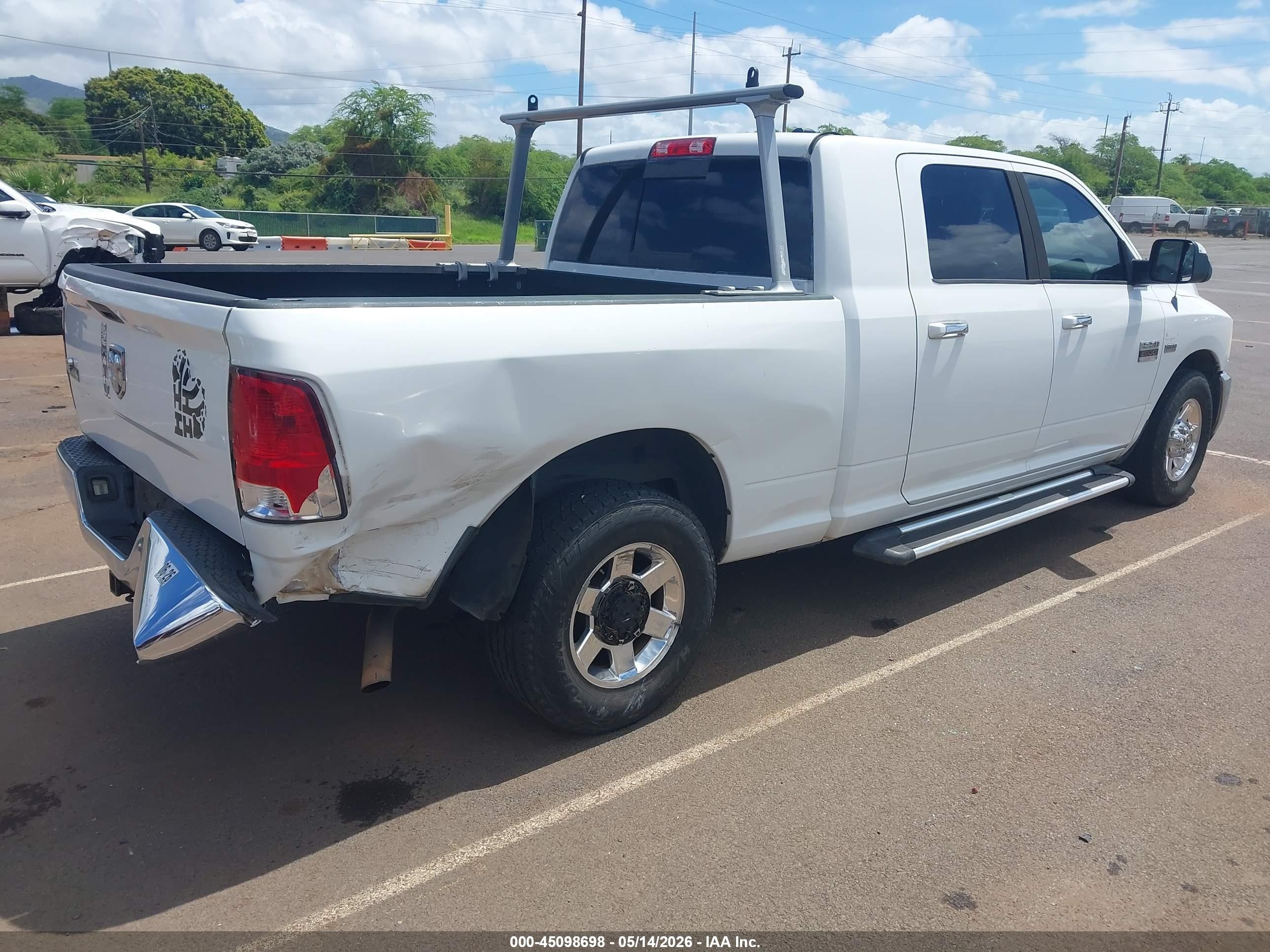 2011 Ram Ram 2500 Slt White vin: 3D7TP2HT3BG600504