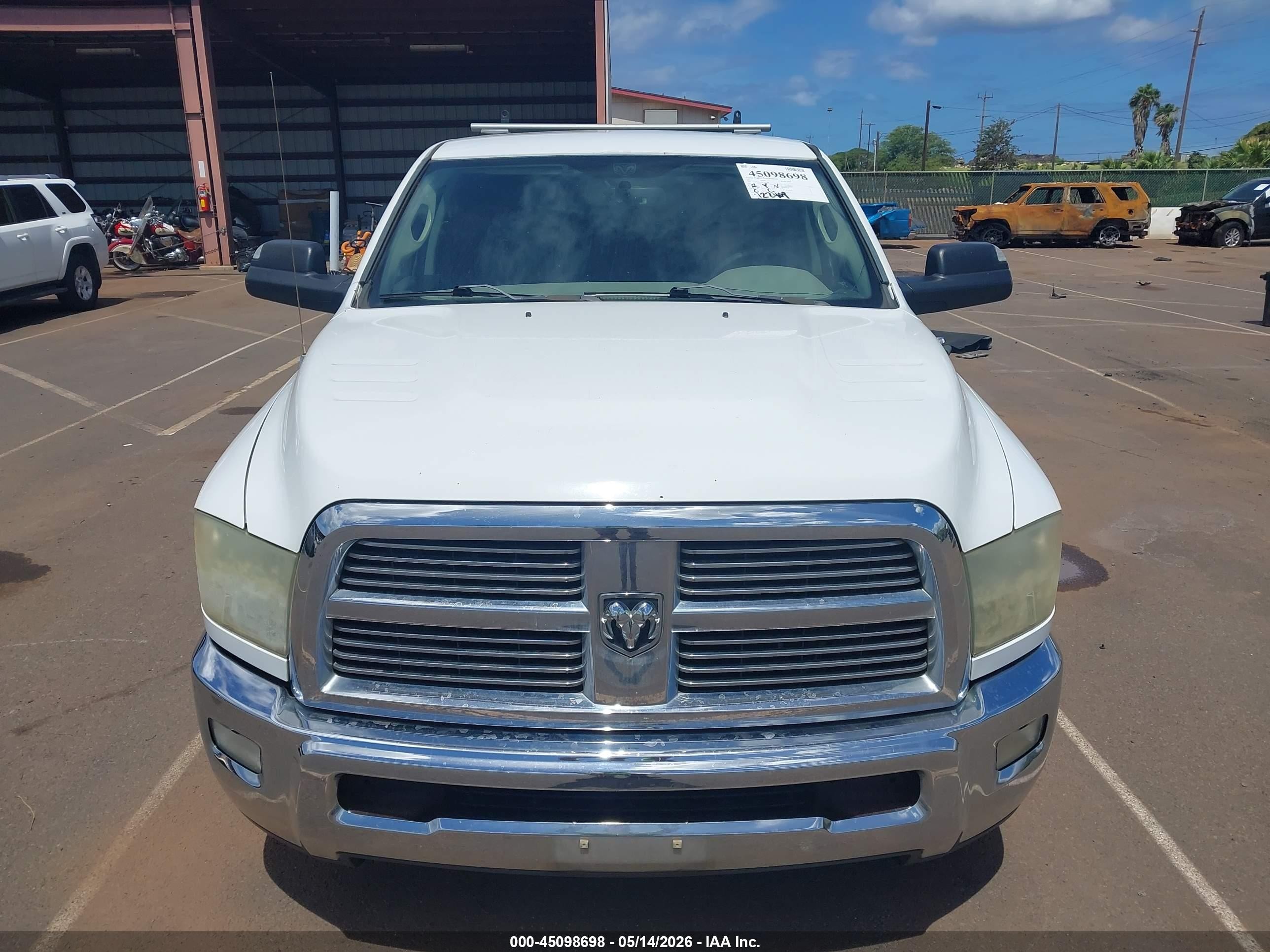 2011 Ram Ram 2500 Slt White vin: 3D7TP2HT3BG600504