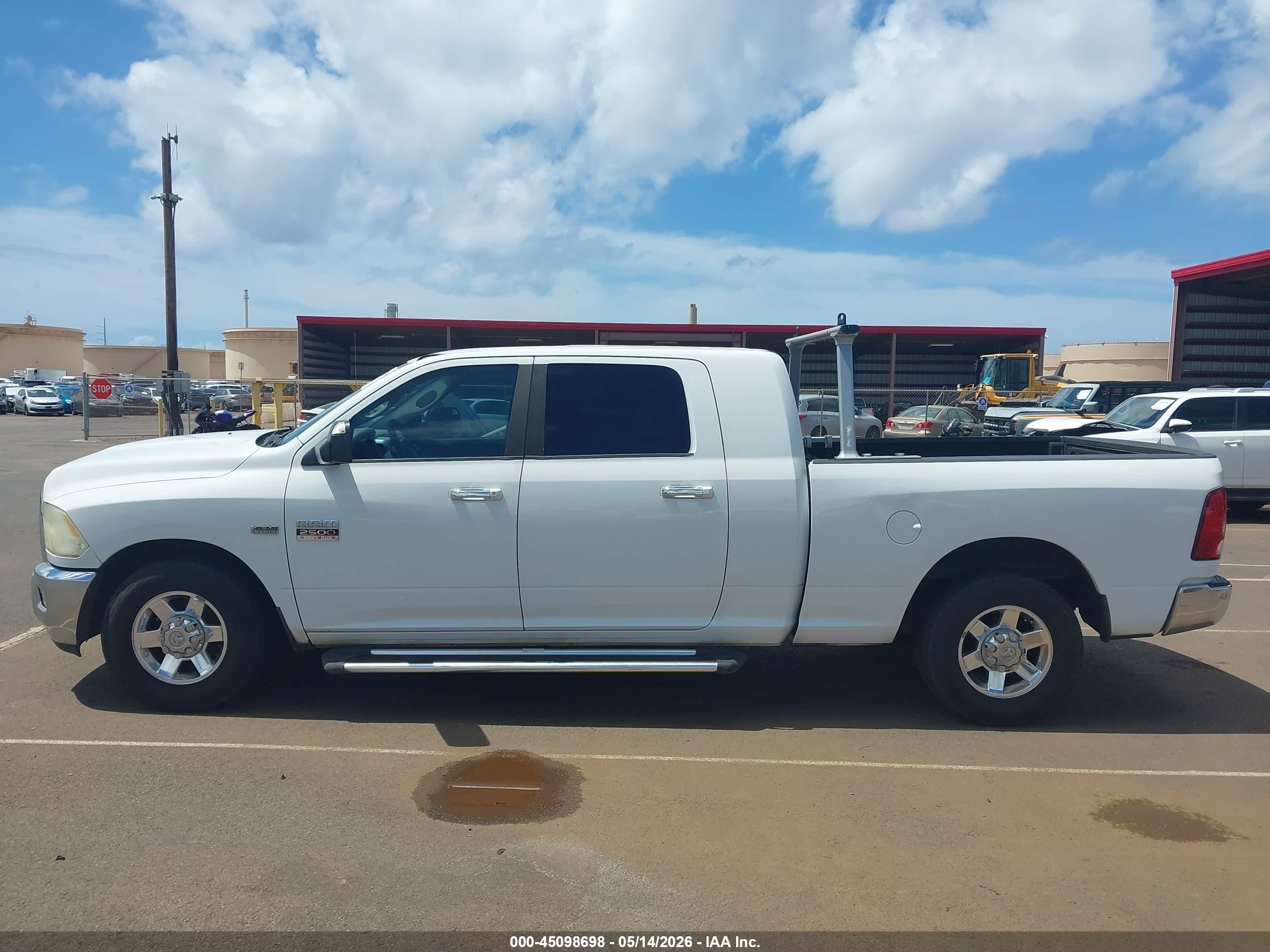 2011 Ram Ram 2500 Slt White vin: 3D7TP2HT3BG600504