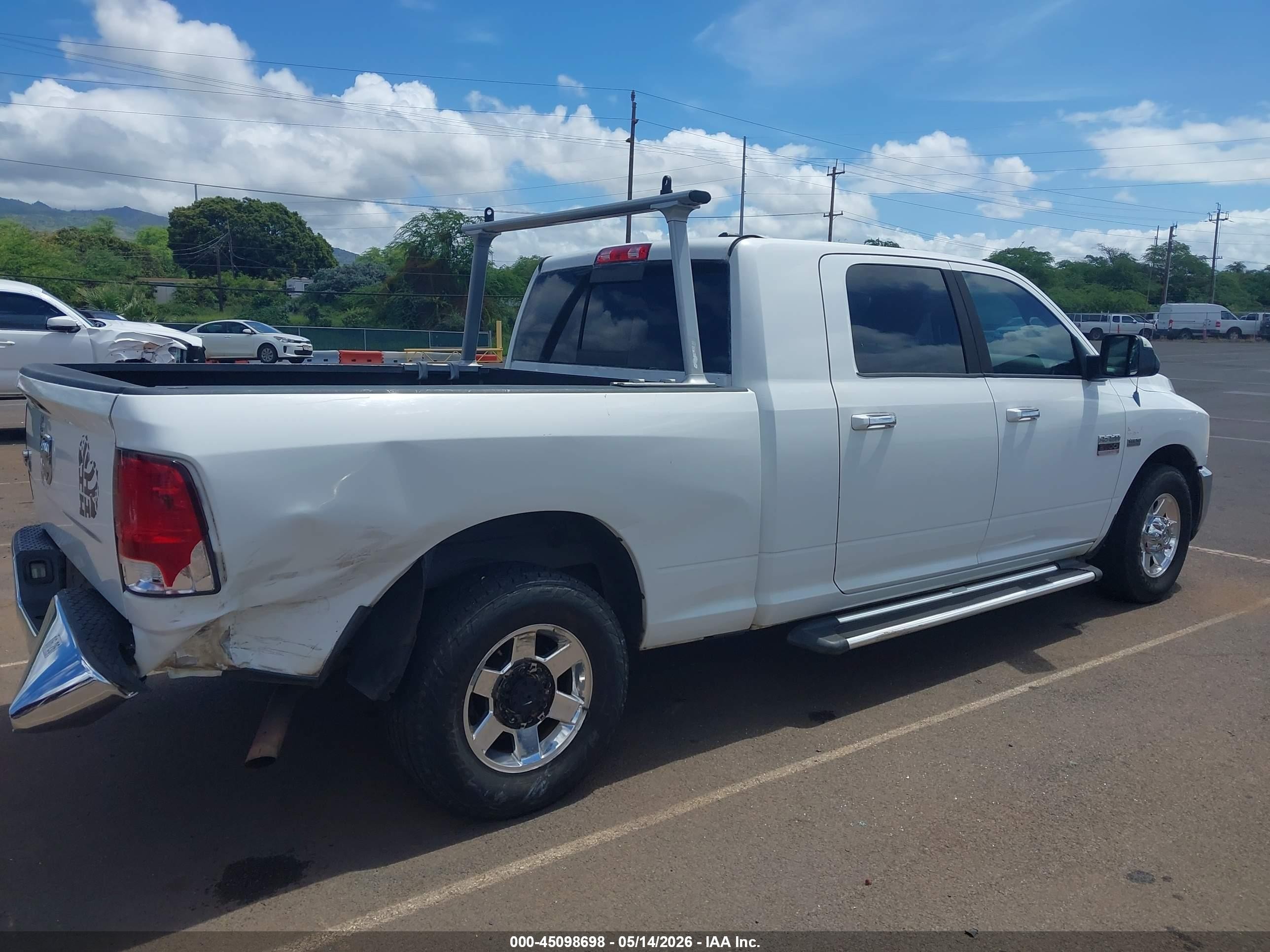 2011 Ram Ram 2500 Slt White vin: 3D7TP2HT3BG600504