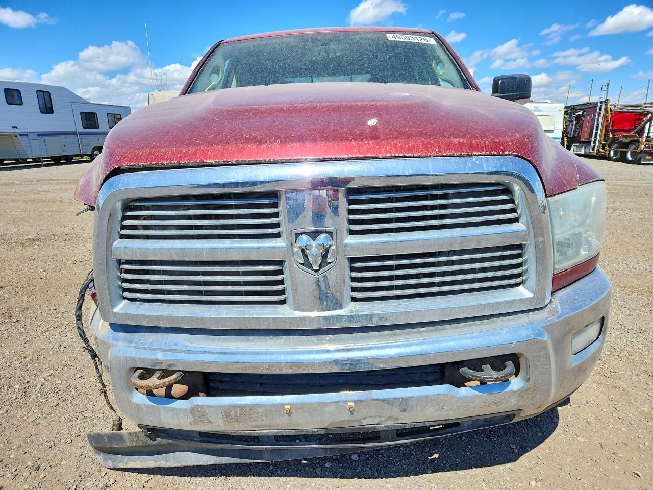 2011 Dodge Ram 2500 Red vin: 3D7TT2CT0BG608207