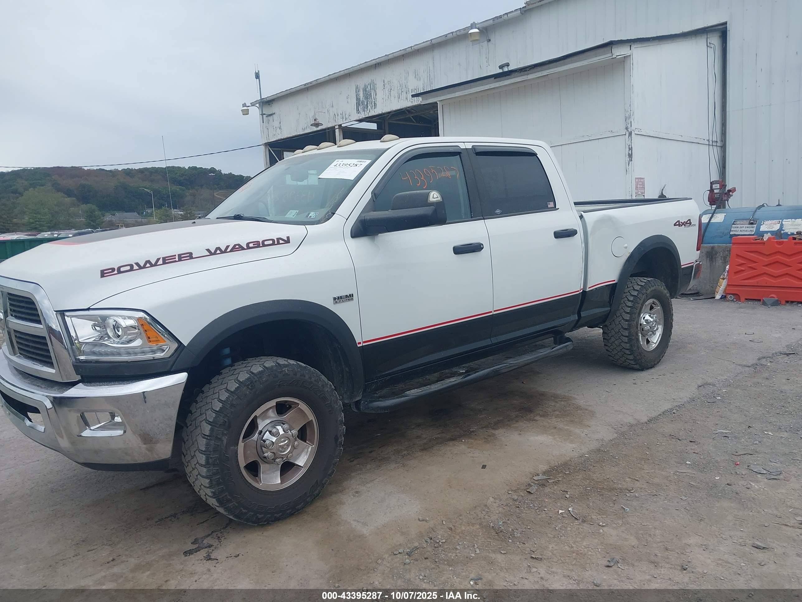 2010 Dodge Ram 2500 Slt Белый vin: 3D7TT2CT1AG182218